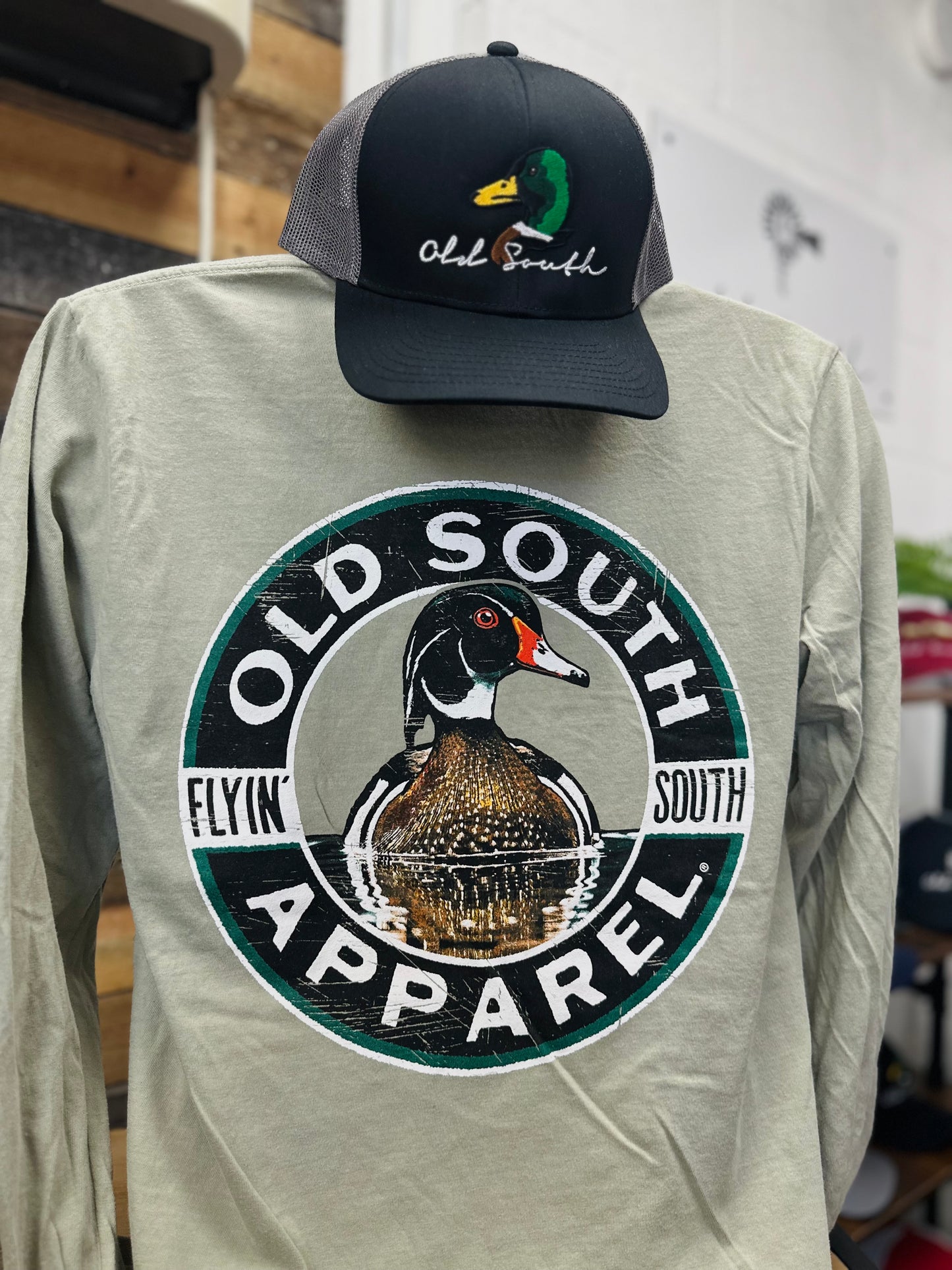 Circled Woodie Long Sleeve Tee