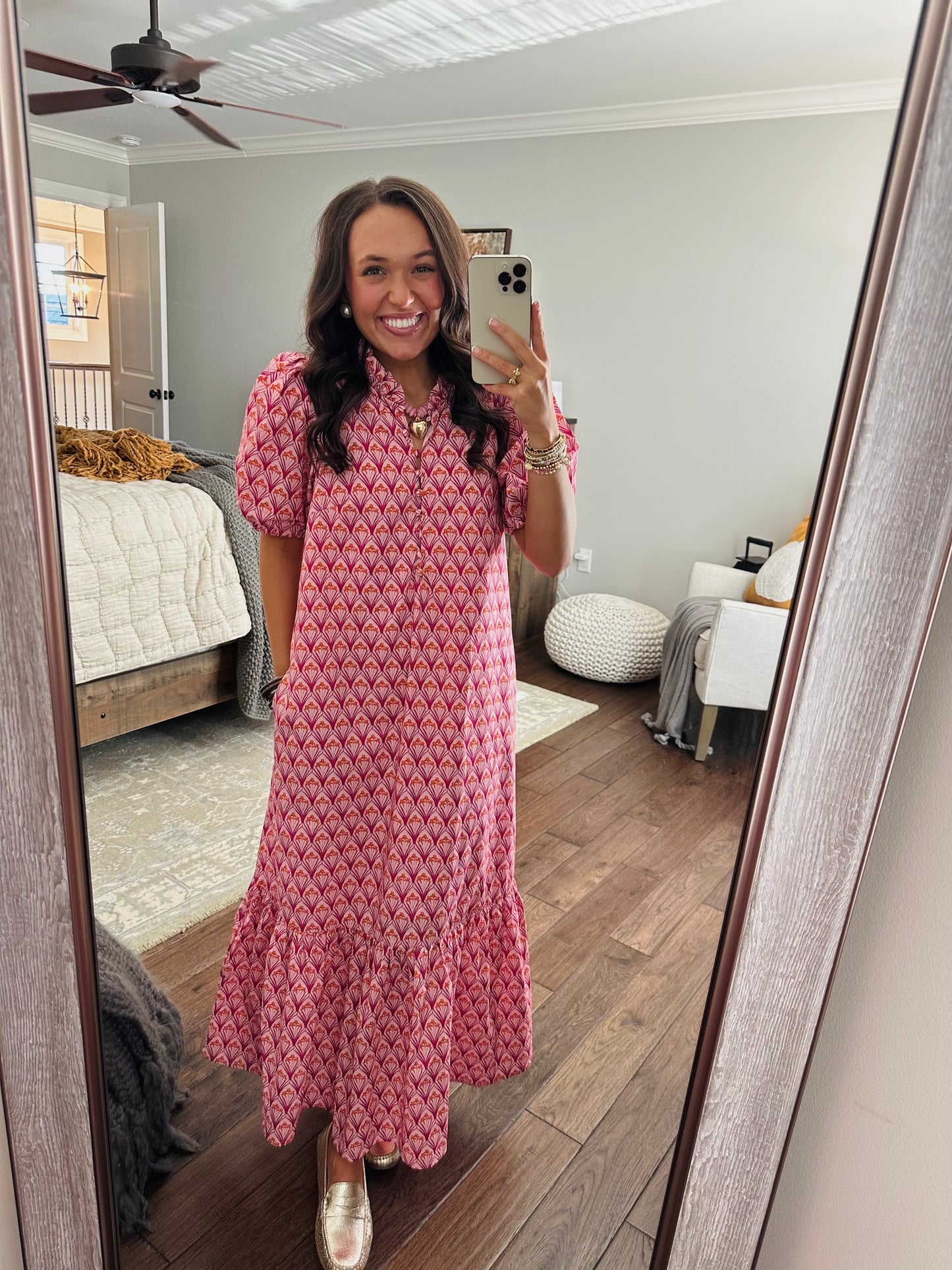 The Liz Pink Maxi Dress