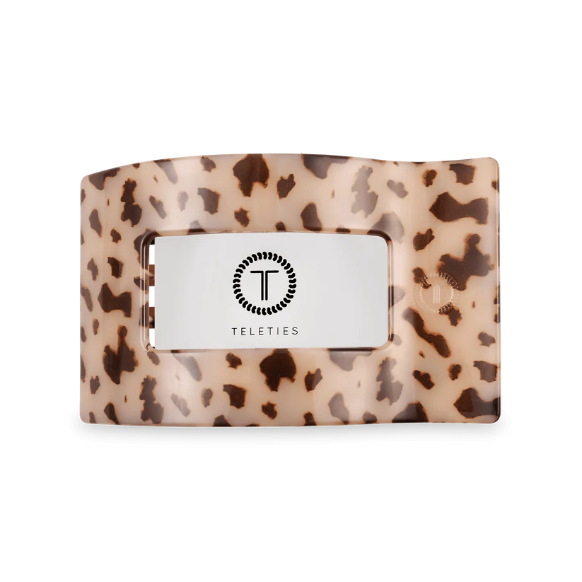 Blonde Tortoise Rectangle Flat Hair Clip