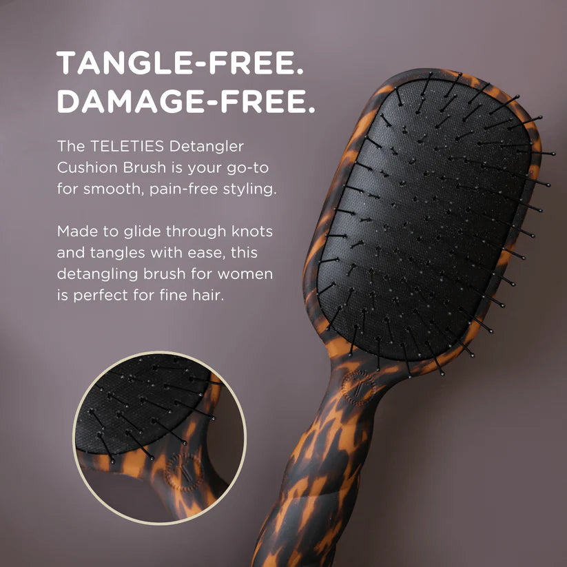 Detangler Hair Brush for Fine Hair – Tortoise