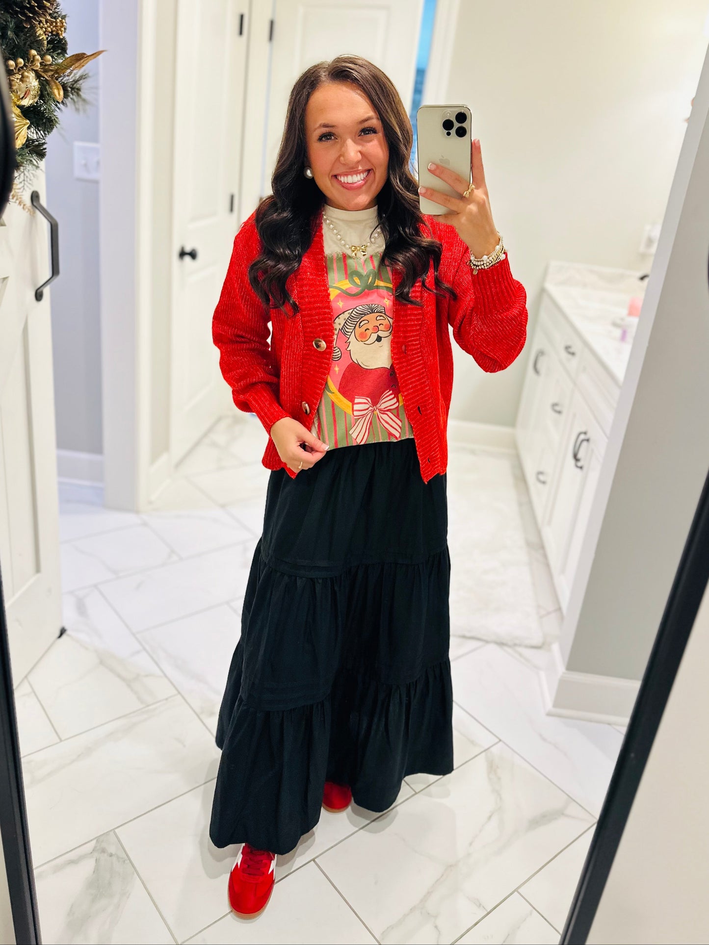 The Retro Santa Christmas Tee