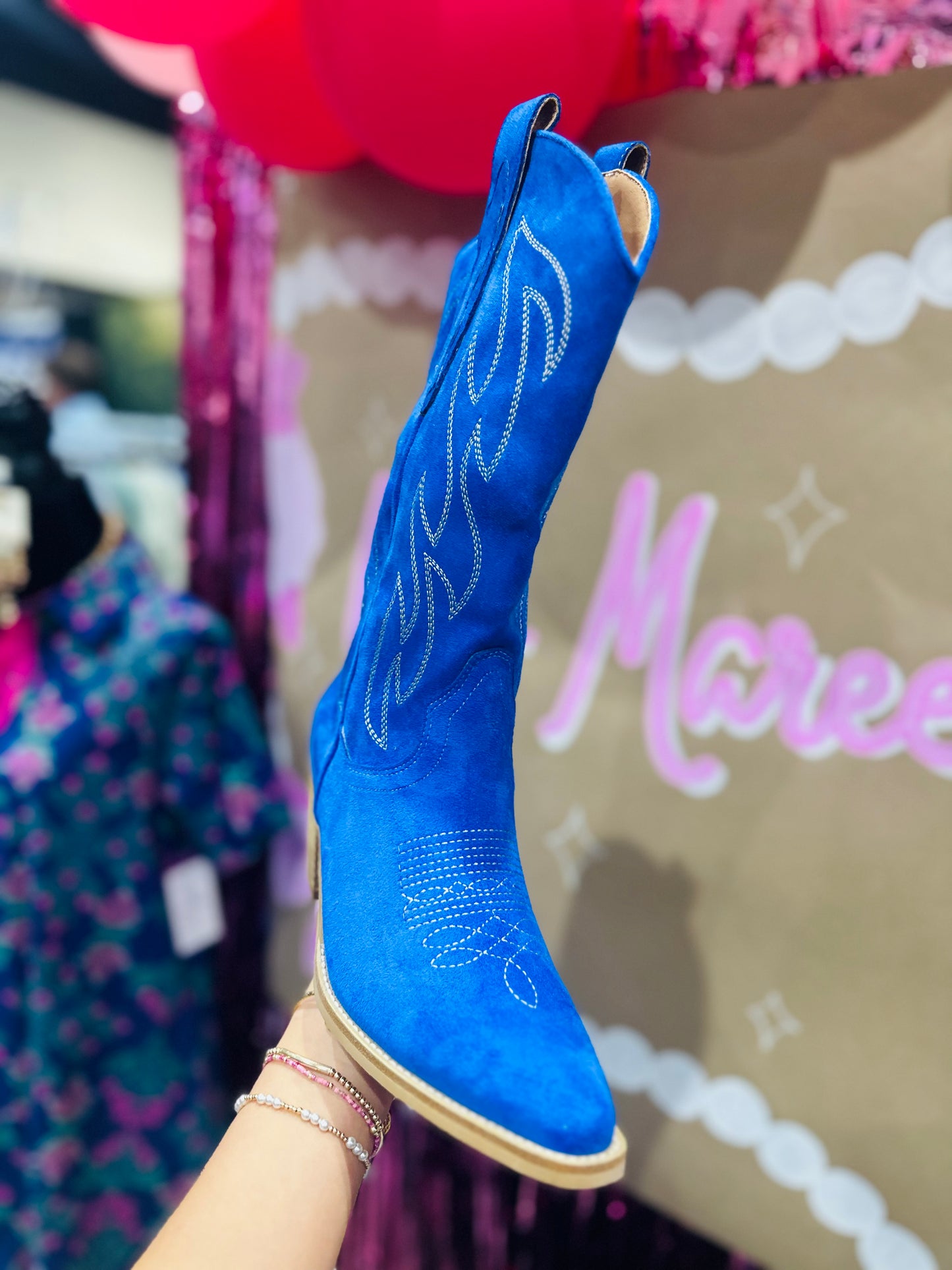 The Odelia Cobalt Blue Boot