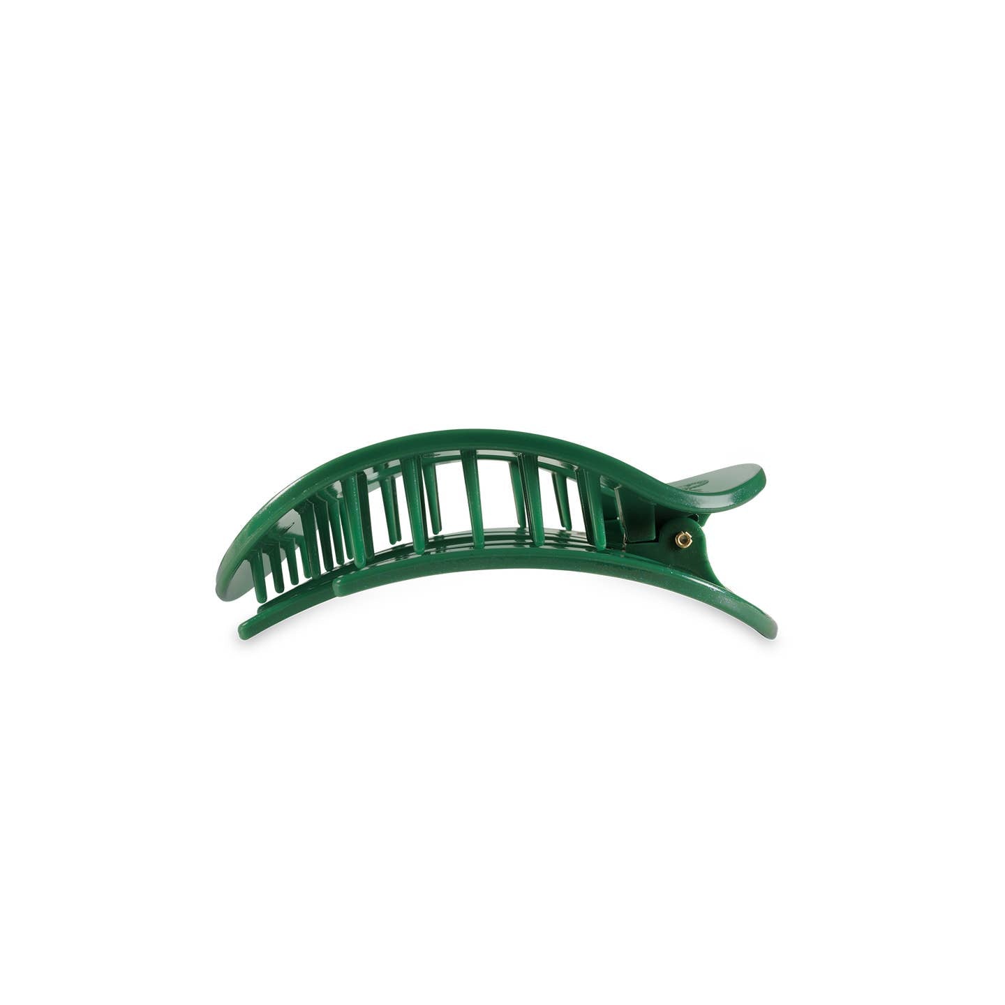 Mistletoe Green Round Flat Hair Clip
