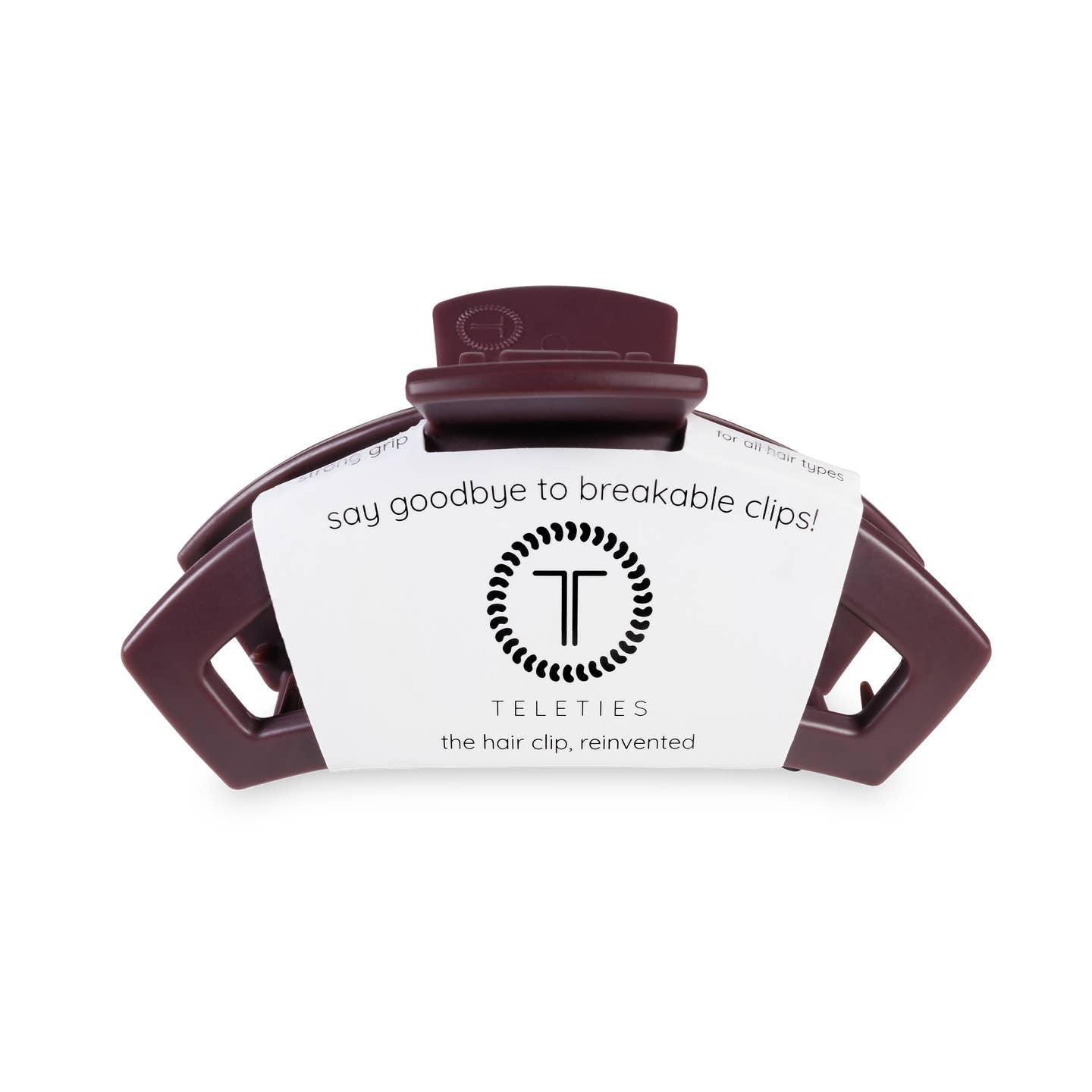 Open Burgundy Bliss Hair Clip
