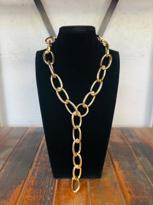 Gold Convertible Link Necklace