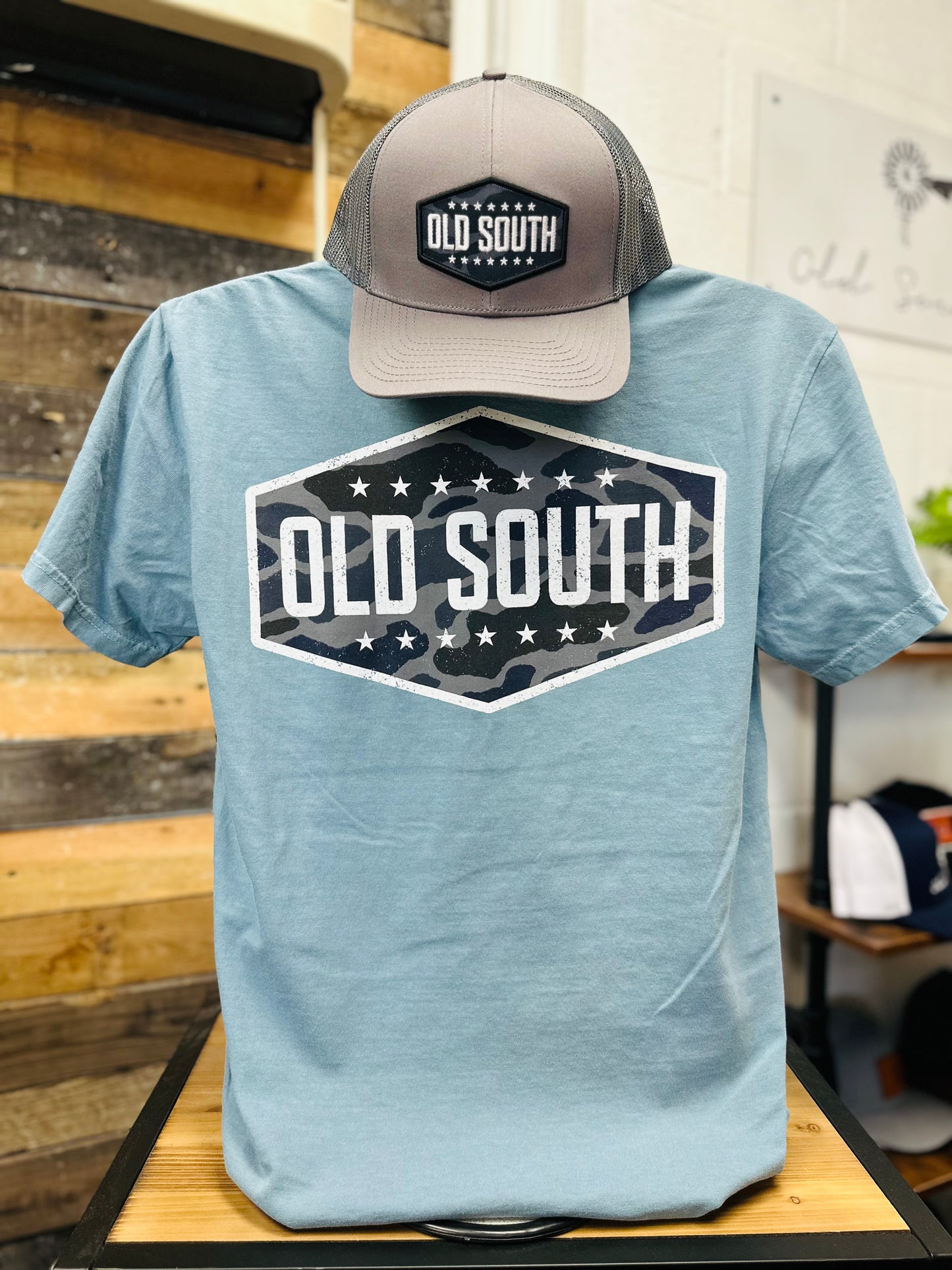 Blackout Camo Logo Short Sleeve Tee