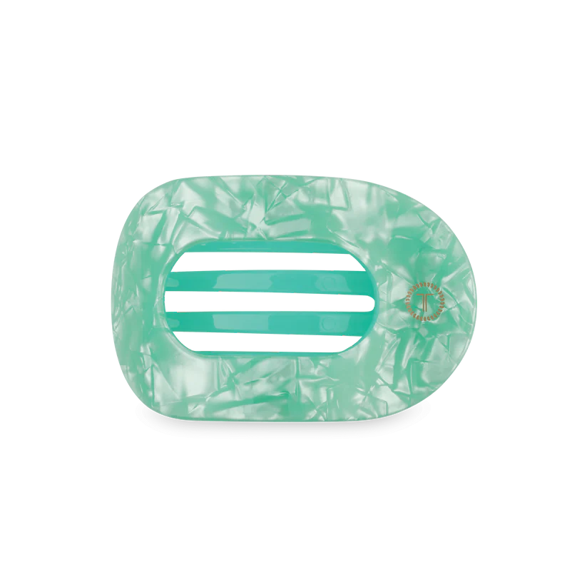 Spring Splash Flat Round Hair Clip