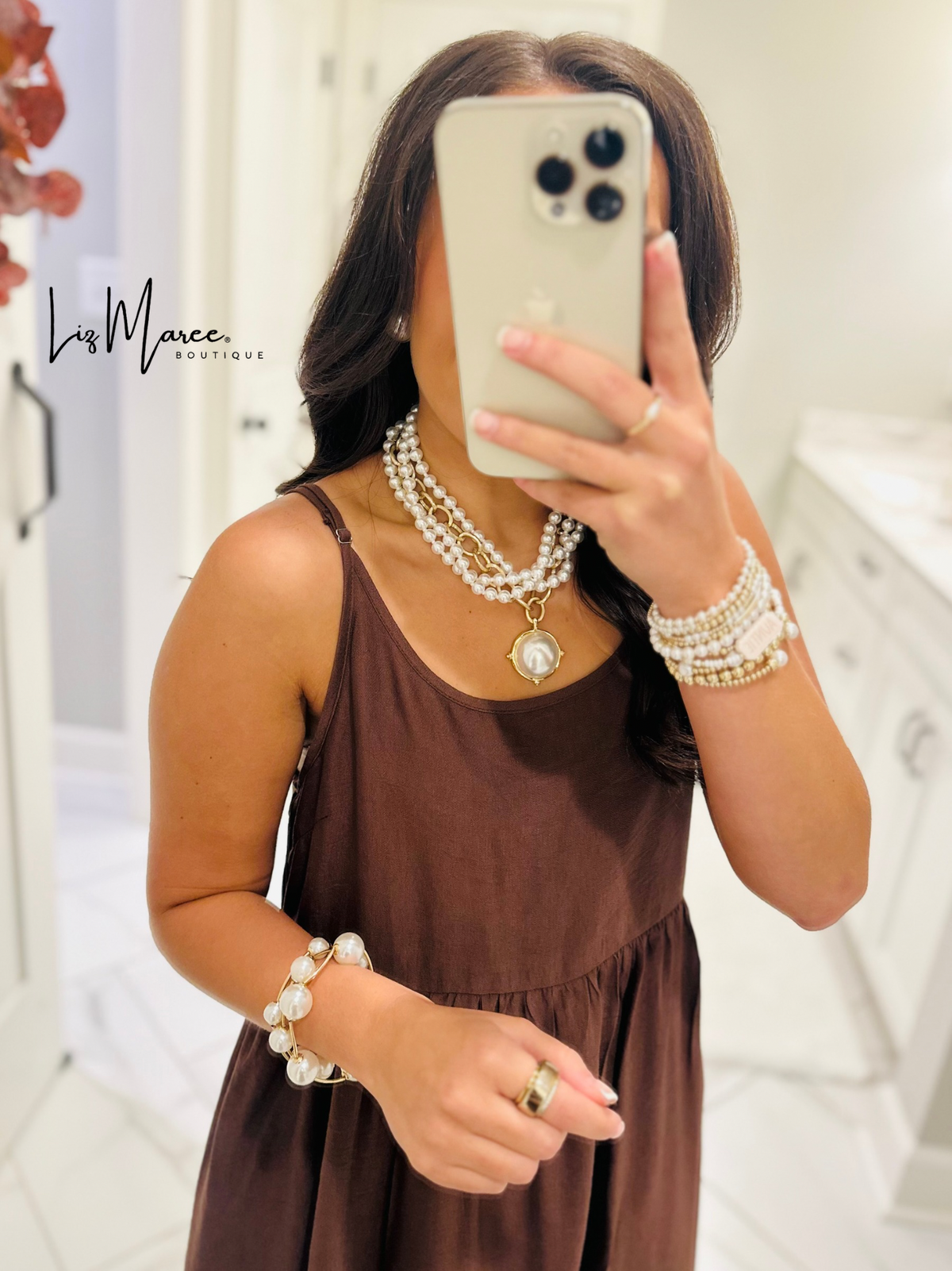 The Chloe Leopard Brown Layered Midi Dress