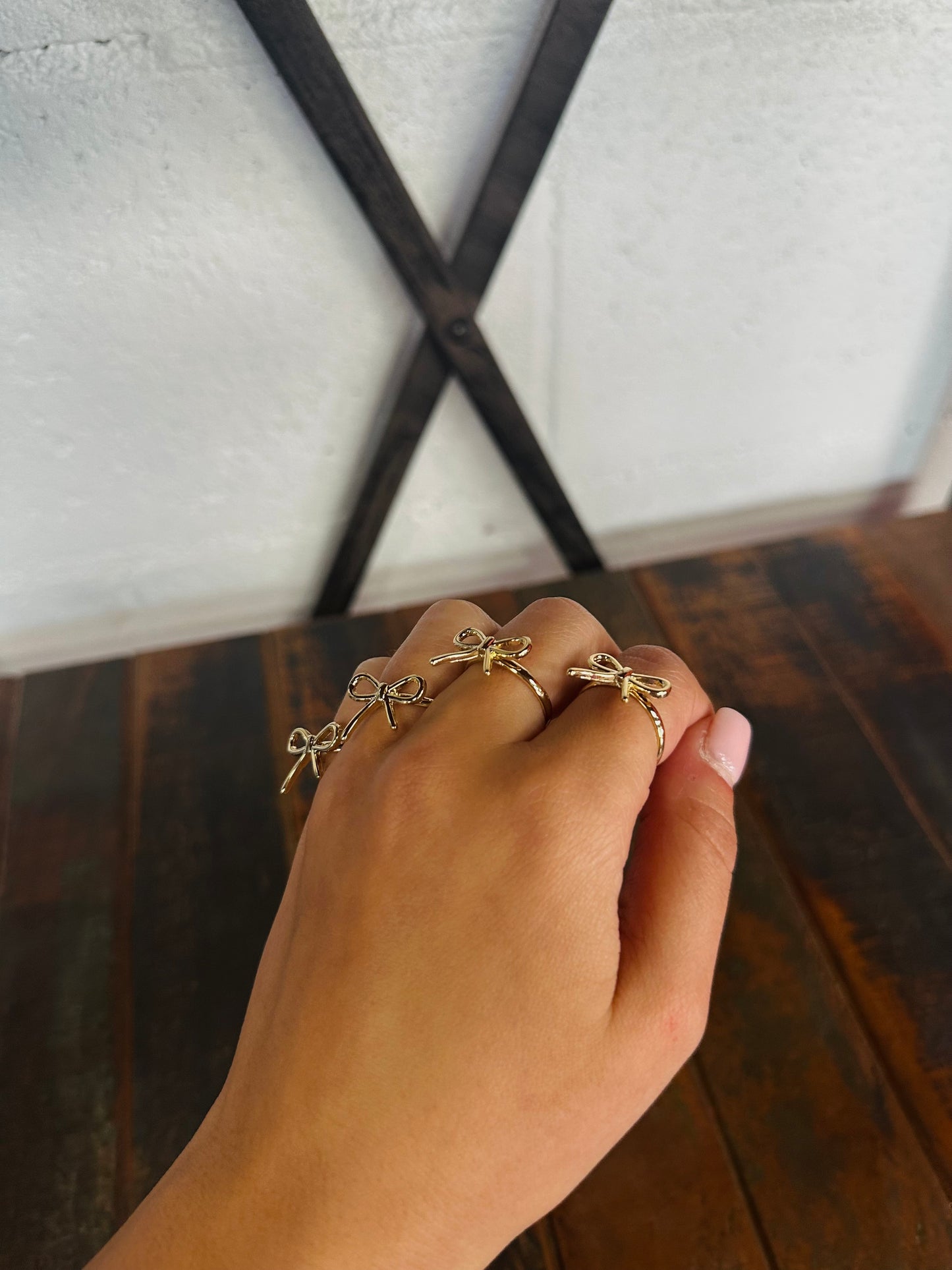 Gold Bow Knot Ring
