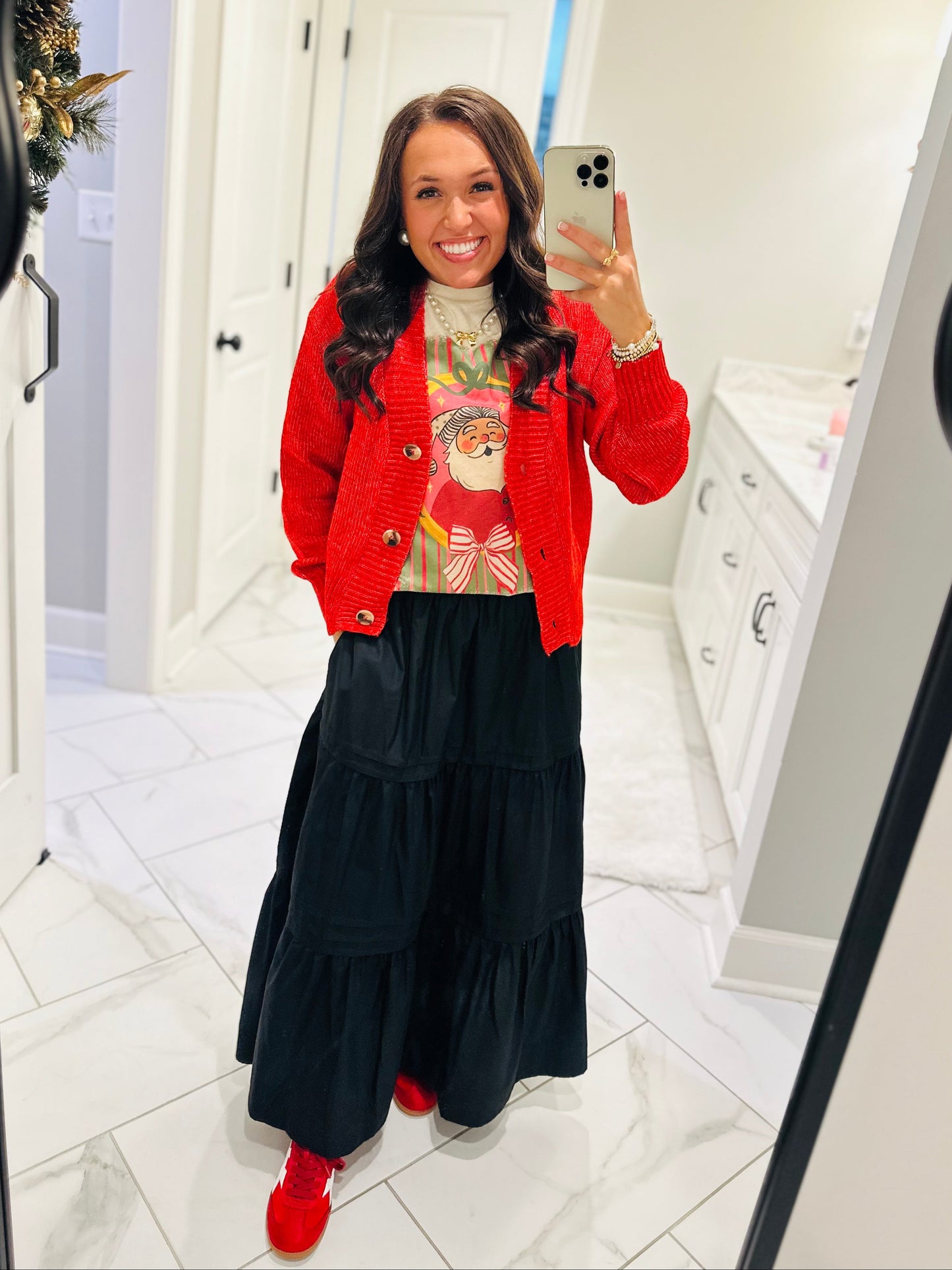 The Retro Santa Christmas Tee