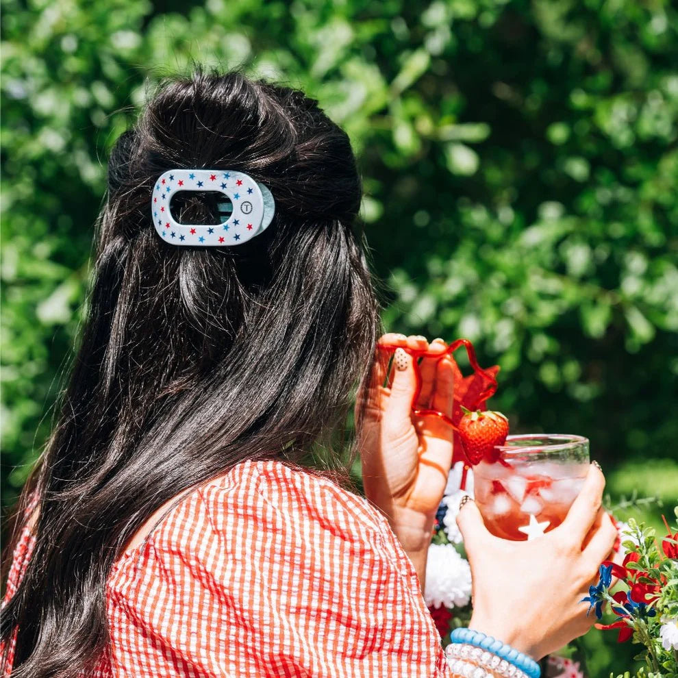 United We Sparkle Flat Round Hair Clip