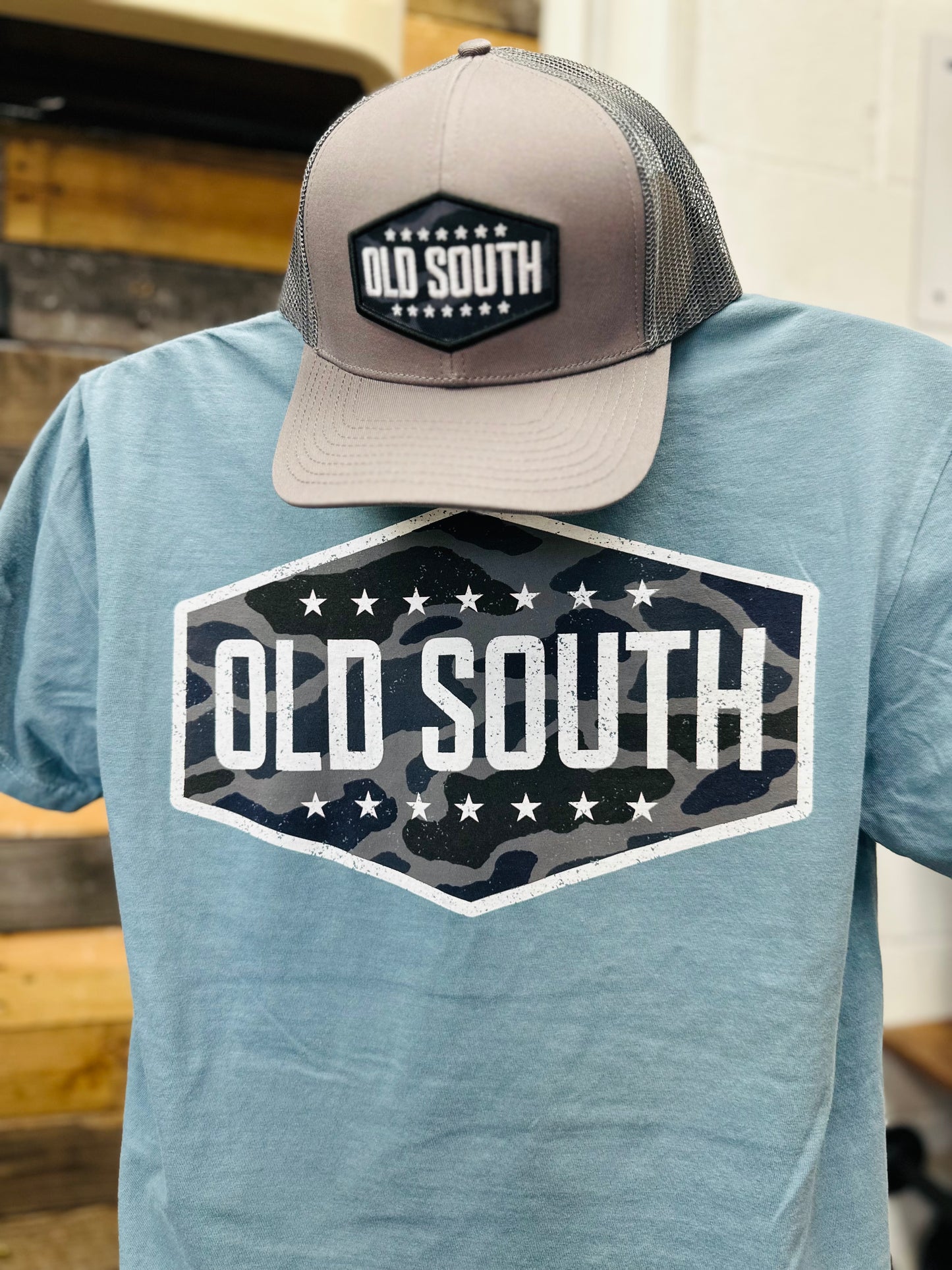 Blackout Camo Logo Short Sleeve Tee