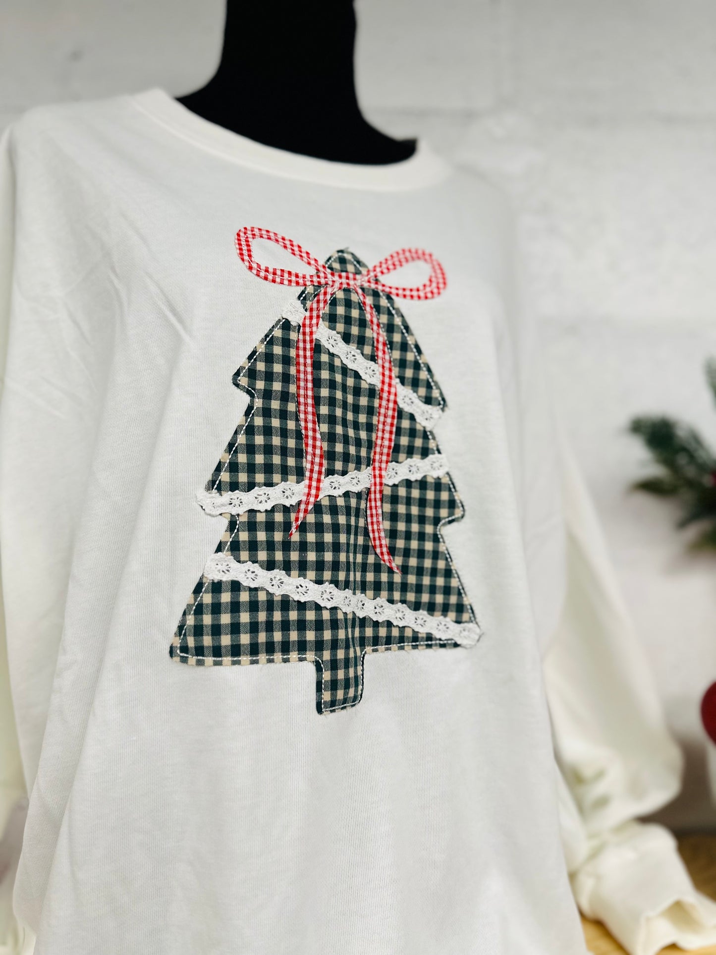 The Christmas Tree Plaid Sweatshirt