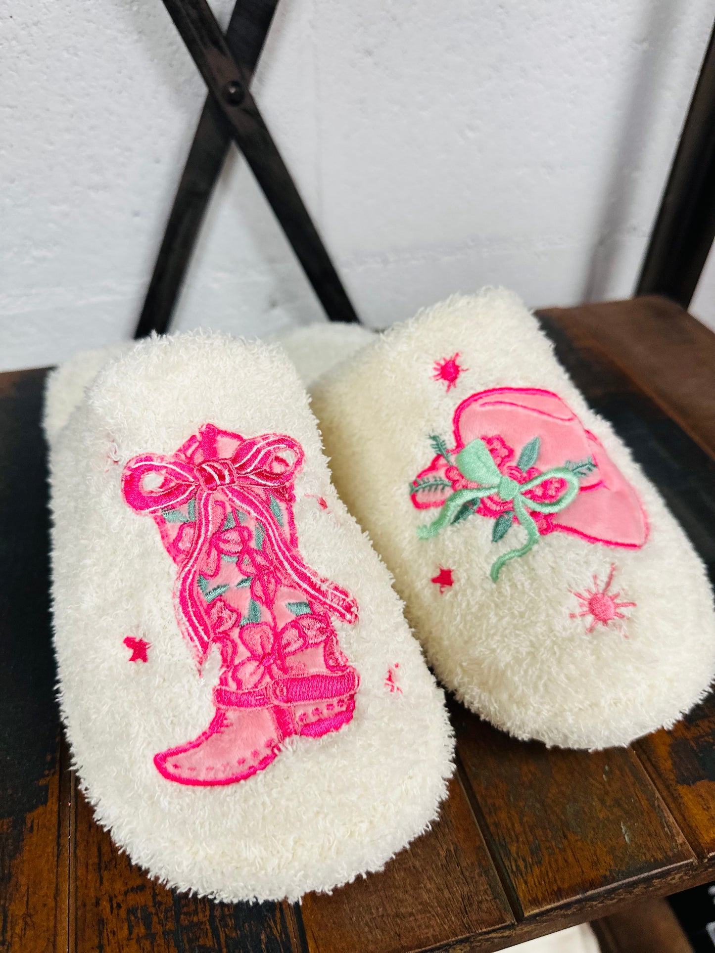 Western Cowgirl Slippers
