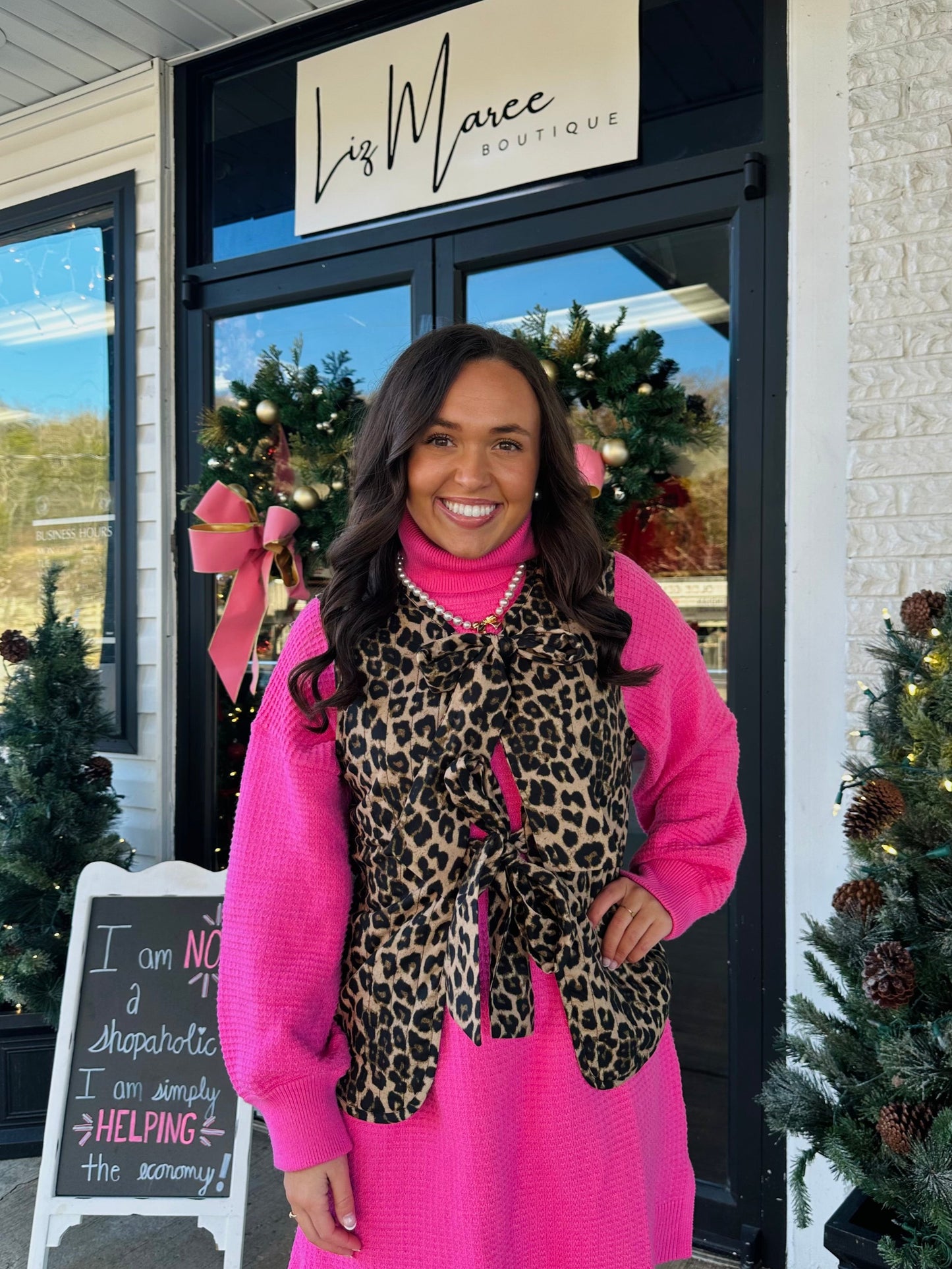 The Teagan Leopard Print Vest