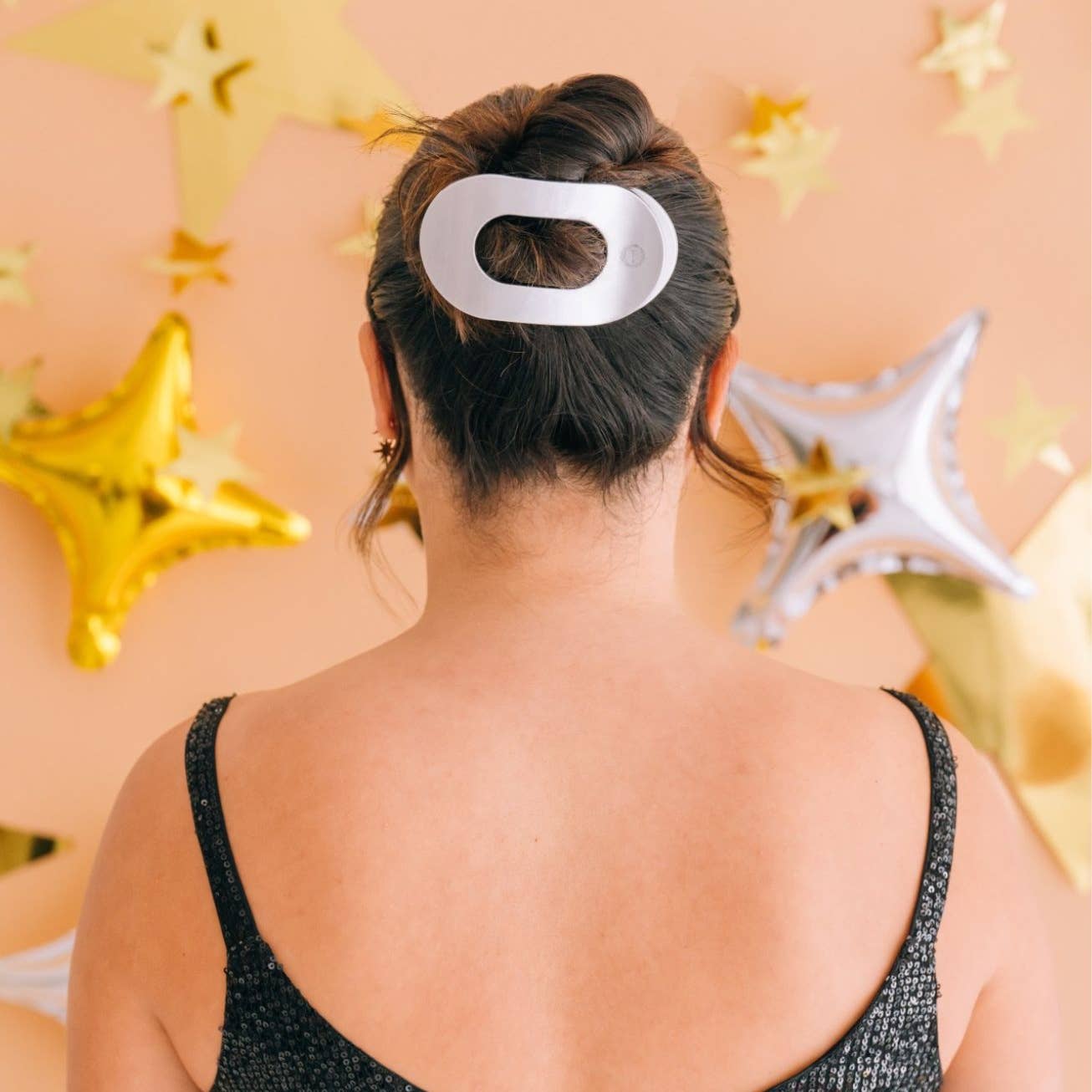 Disco Daydream Round Flat Hair Clip