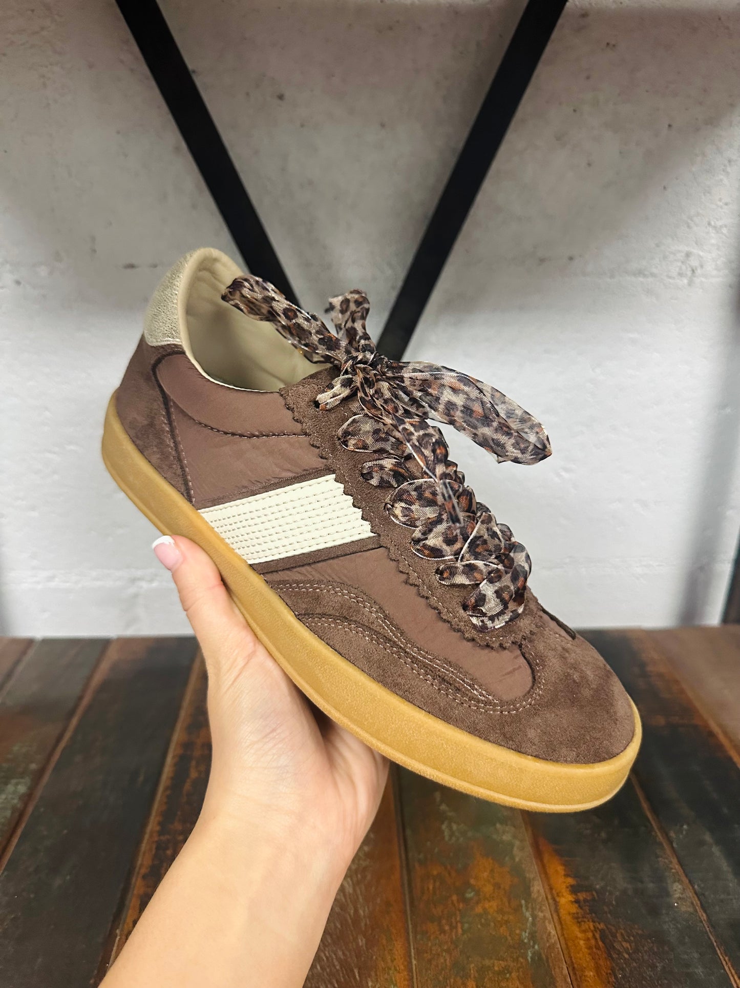 The Dixie Coffee Suede Sneaker