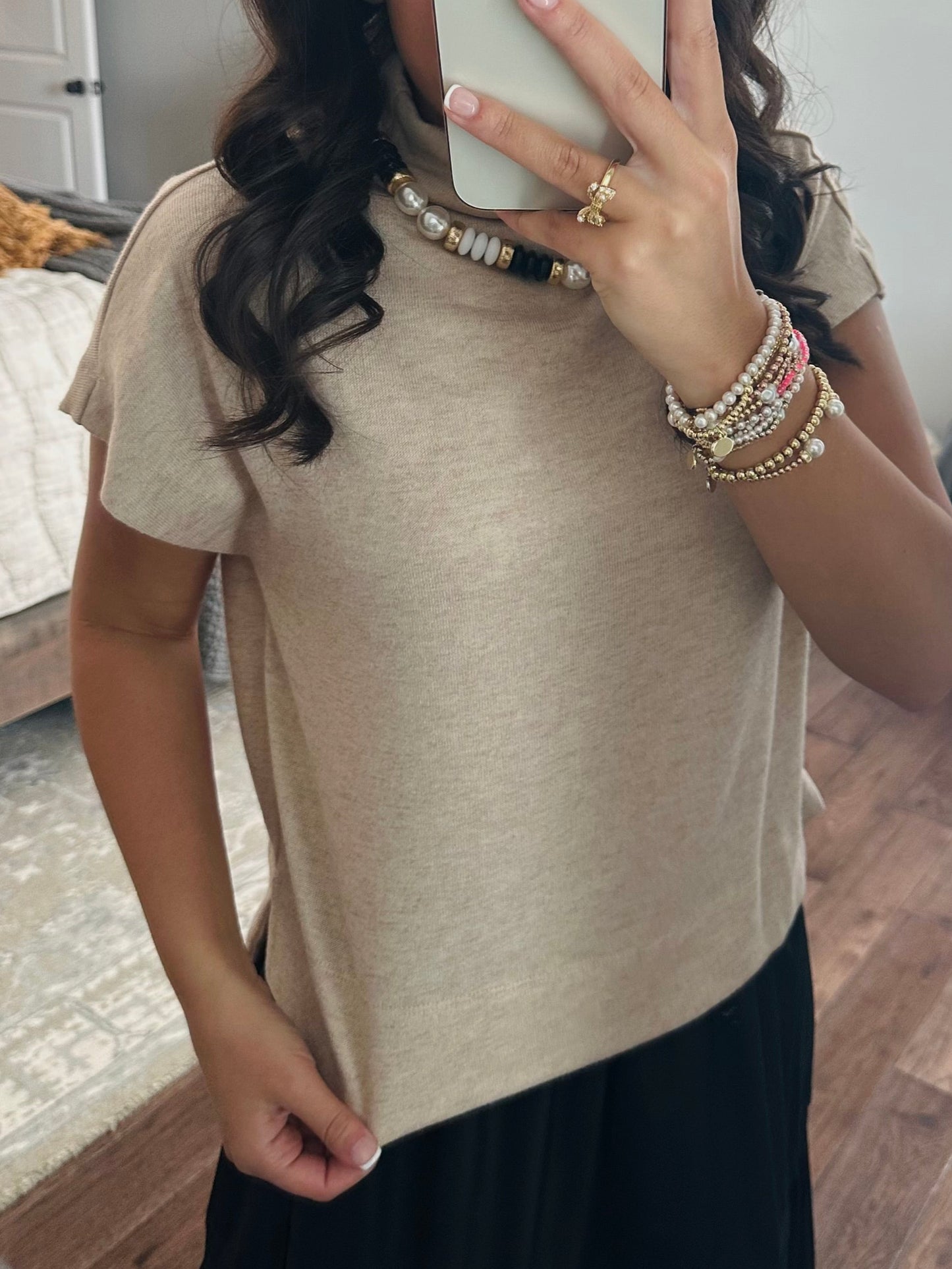 The Gabi Oatmeal Top
