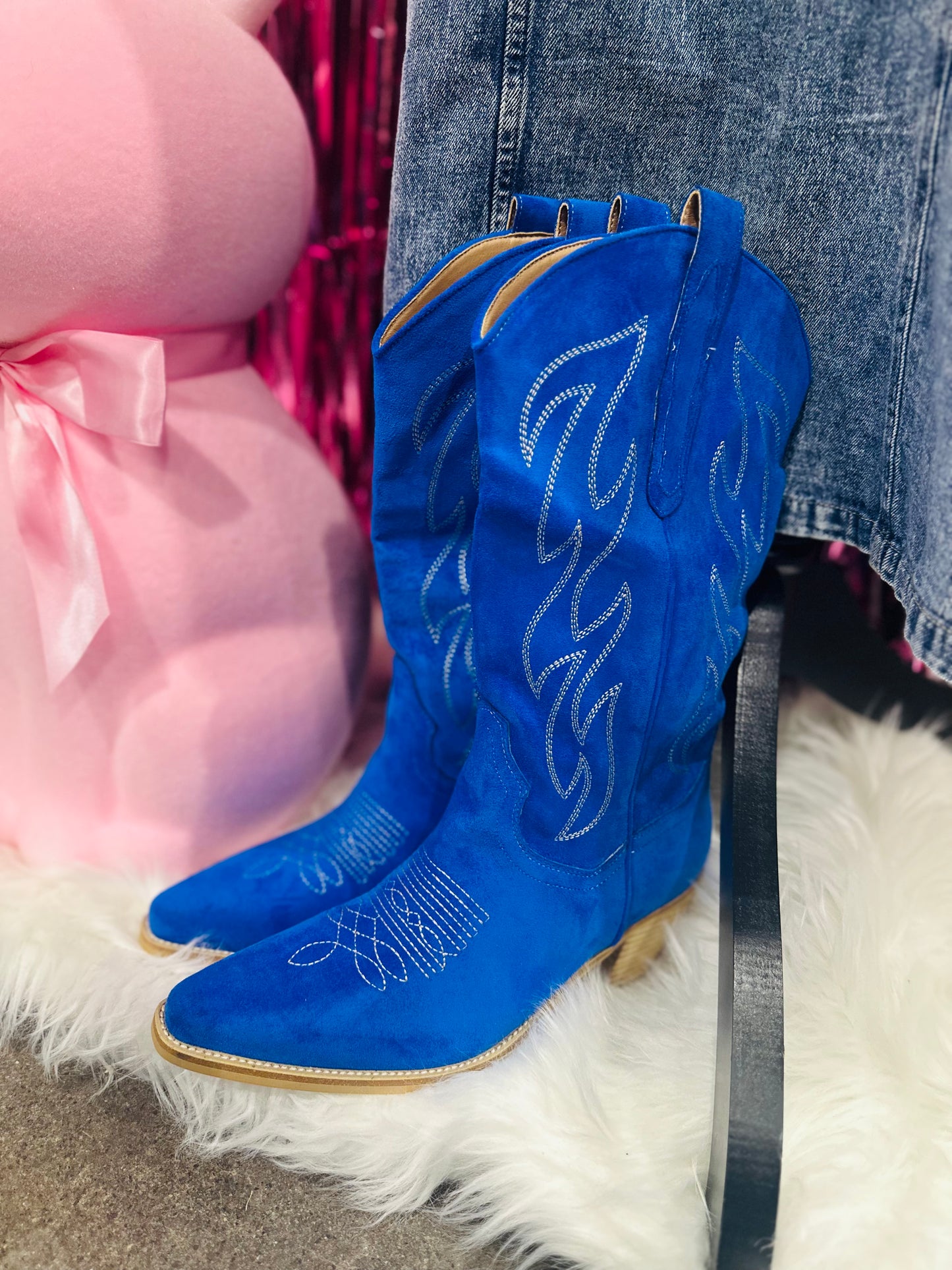 The Odelia Cobalt Blue Boot