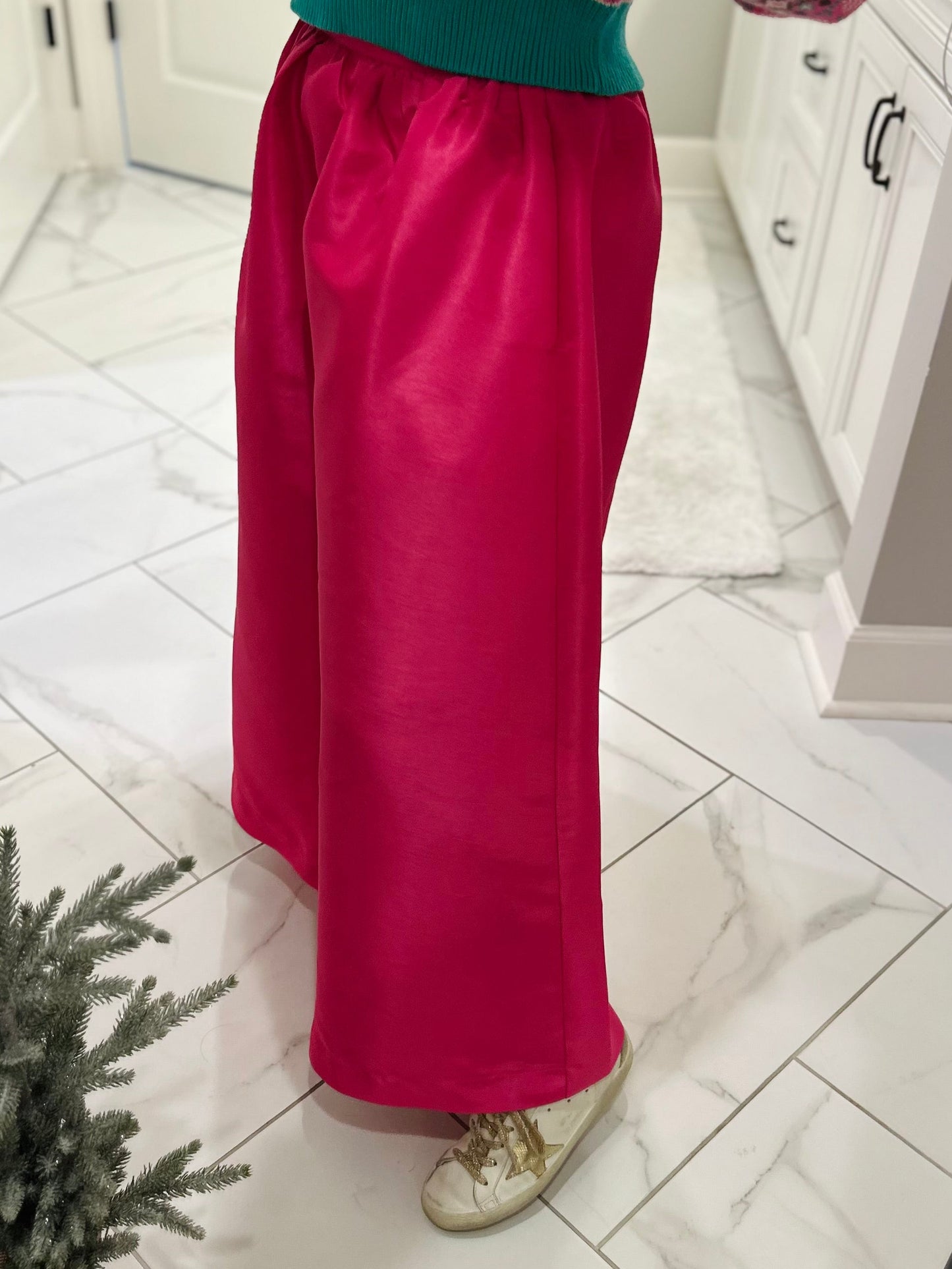 The Caryn Fuchsia Pink Maxi Skirt