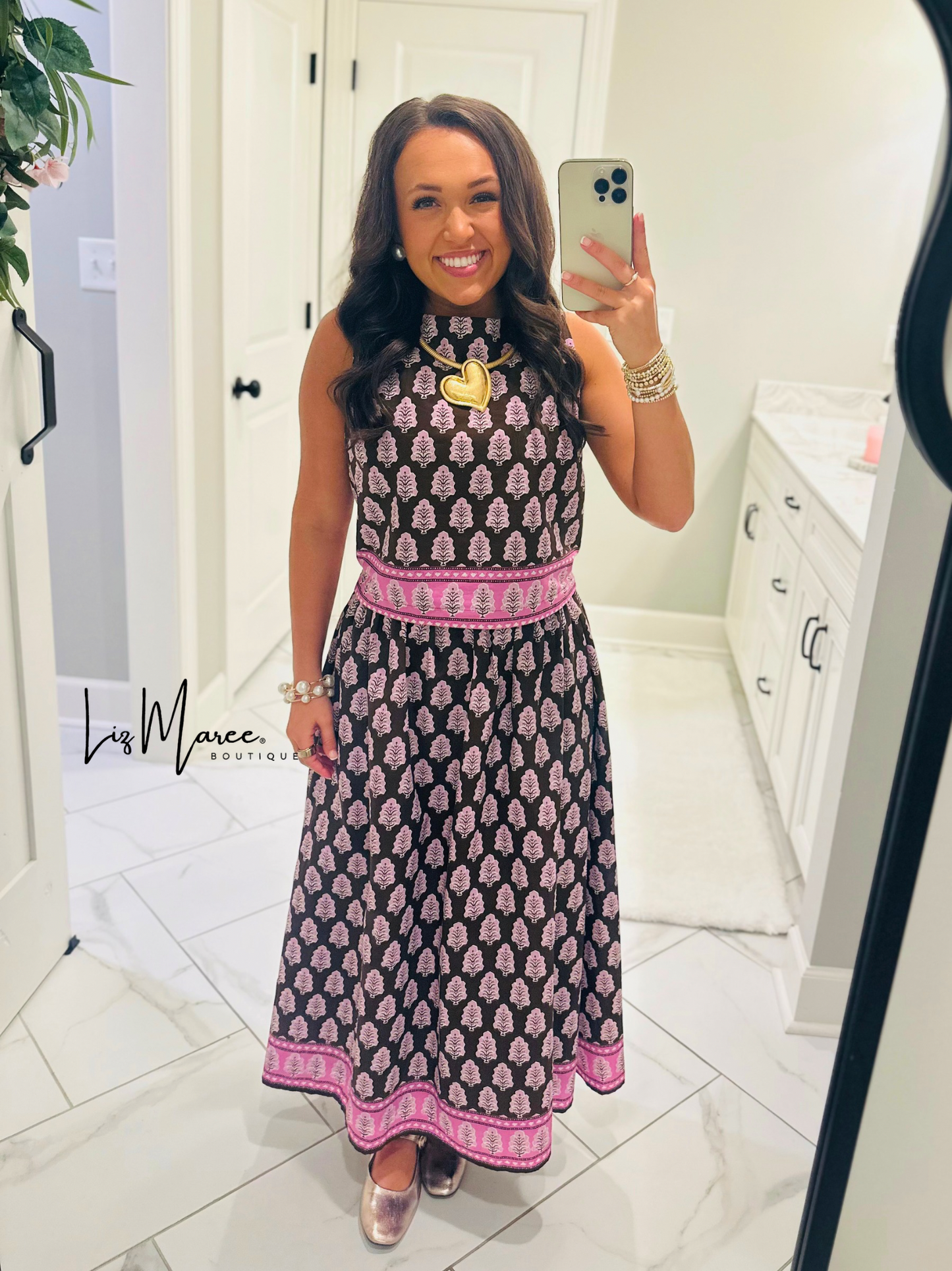 The Natalie Brown Floral Top