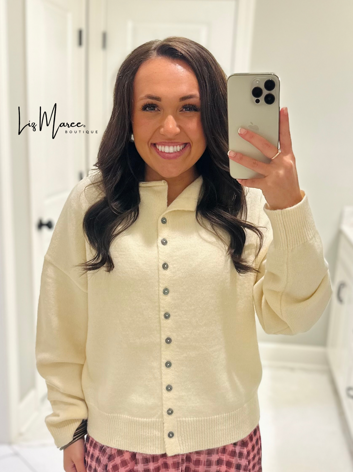 The Myra Cream Piper Cardigan