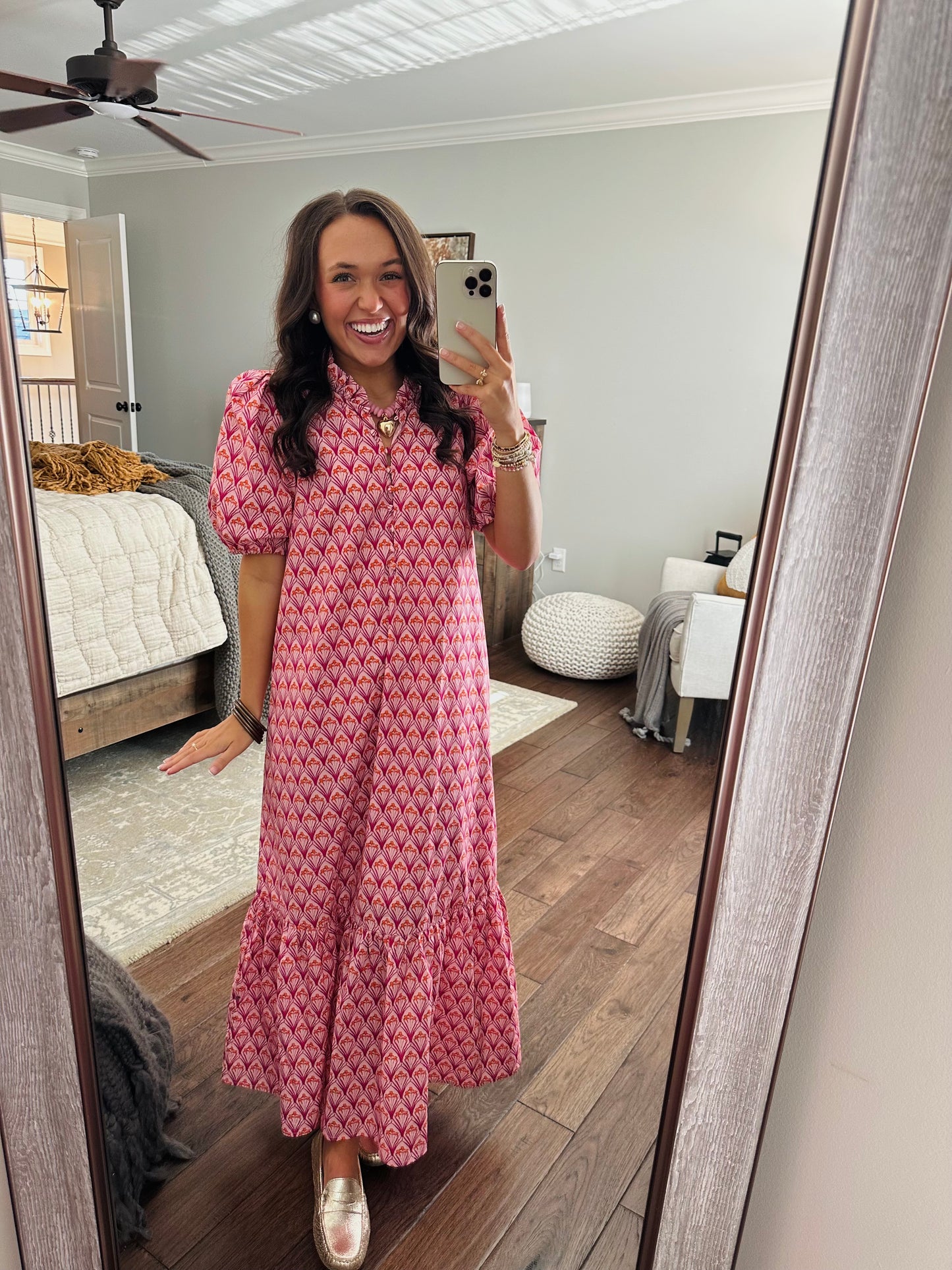 The Liz Pink Maxi Dress