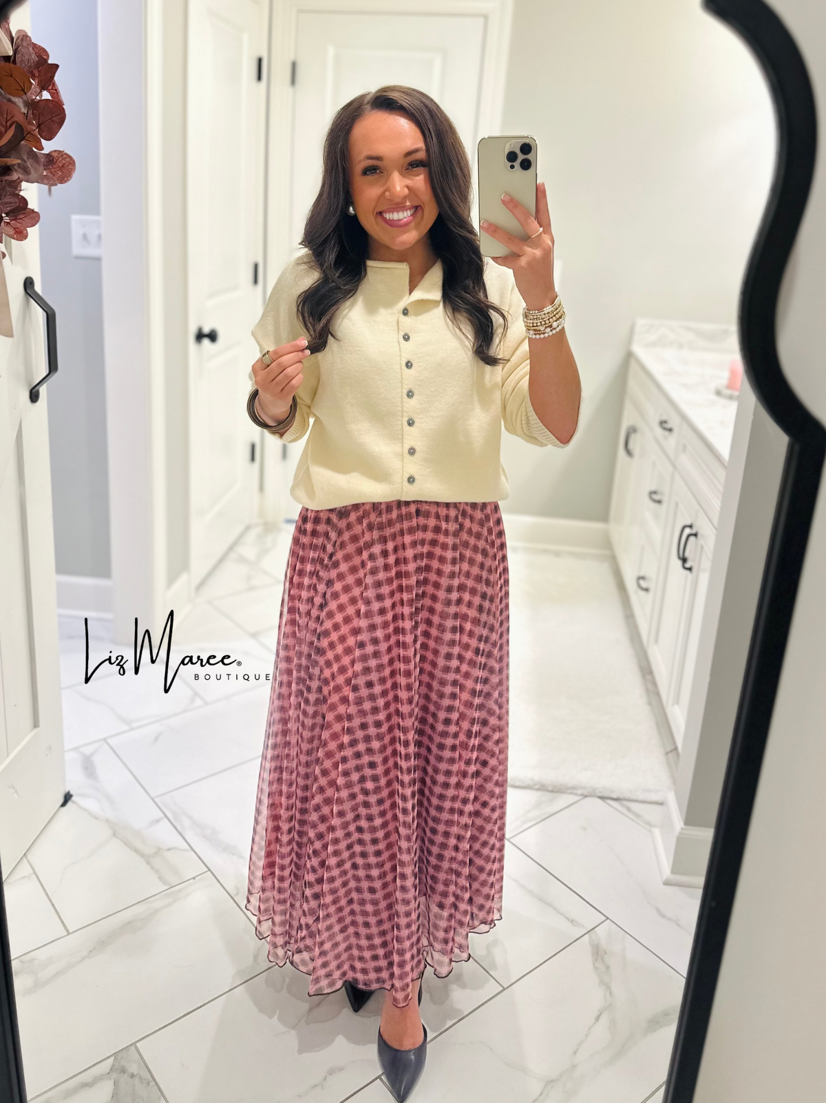 The Myra Cream Piper Cardigan