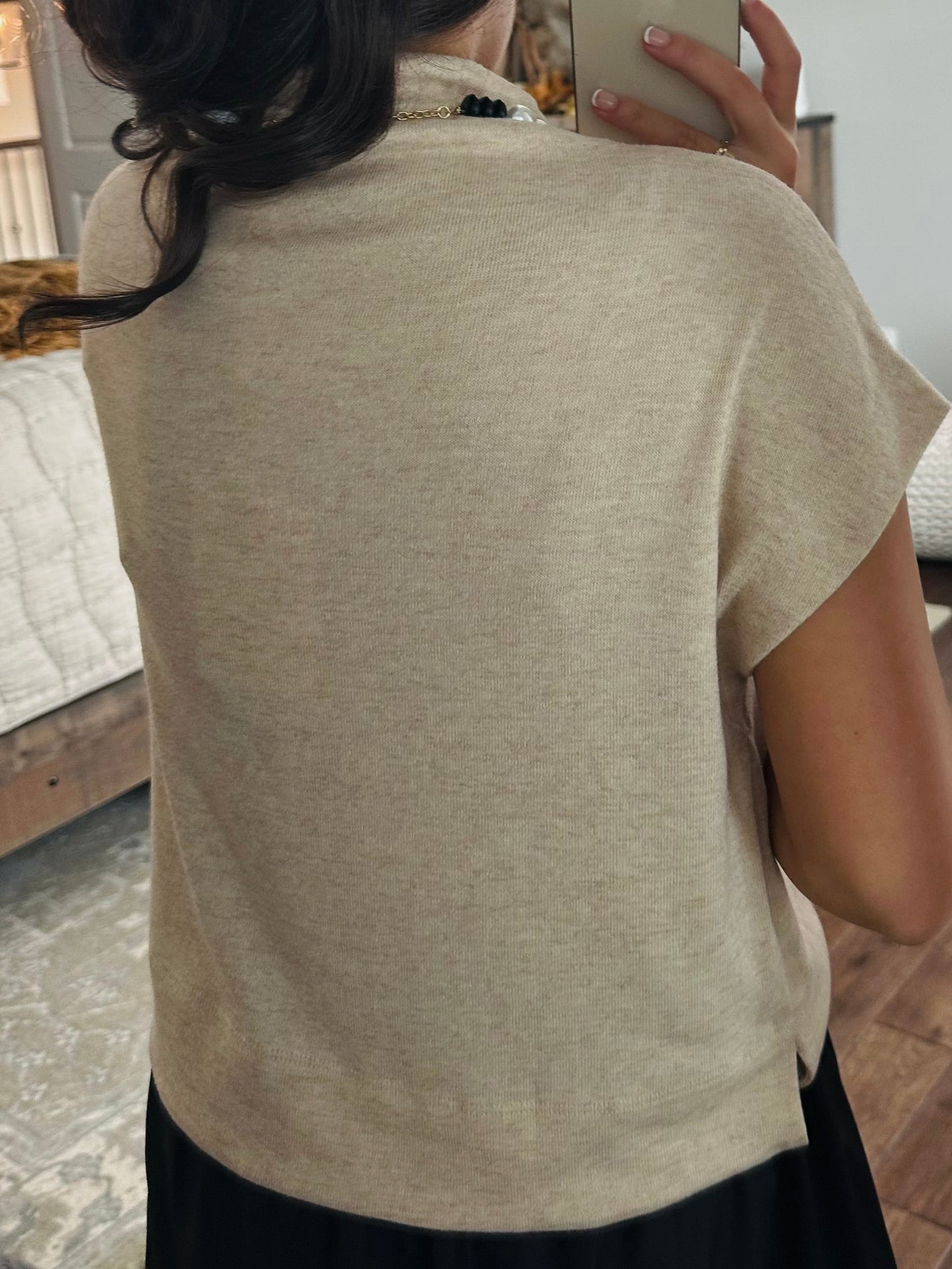 The Gabi Oatmeal Top