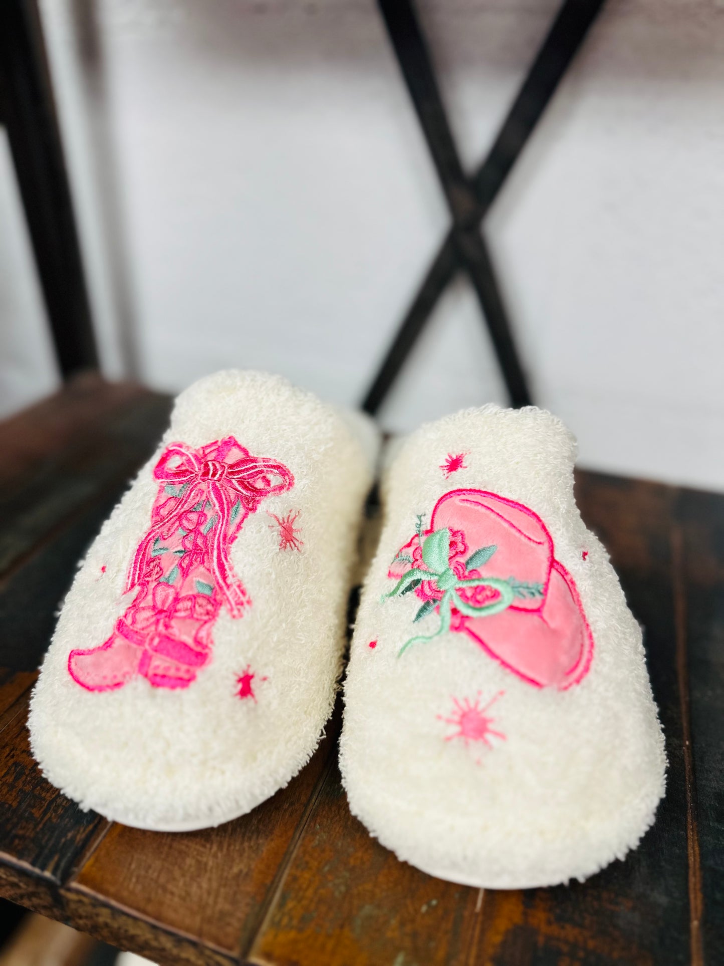 Western Cowgirl Slippers