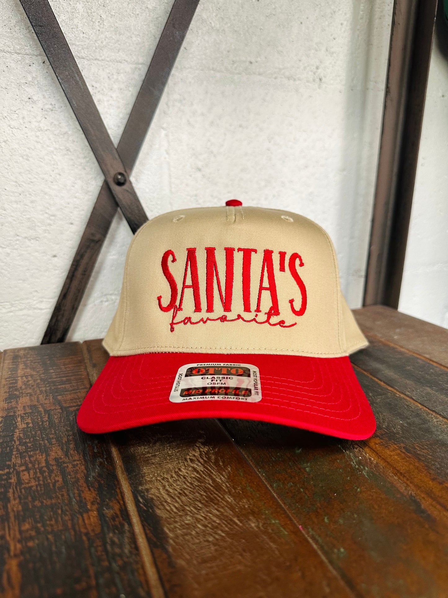 Santas Favorite Embroidered Trucker Hat