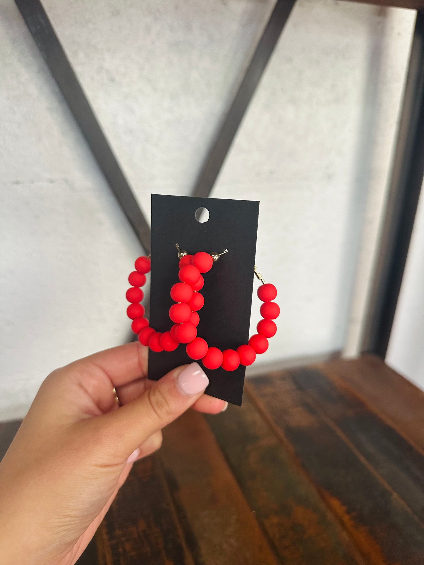 Red Ball of Fun Hoops