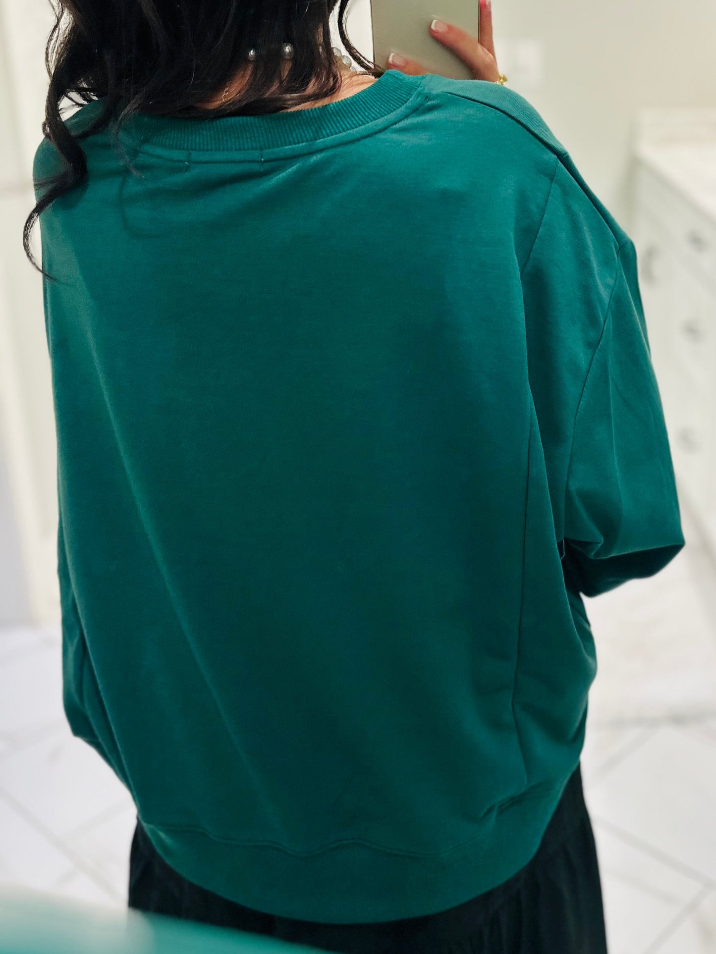 The Christmas Gift Box Patchwork Embroidered Sweatshirt