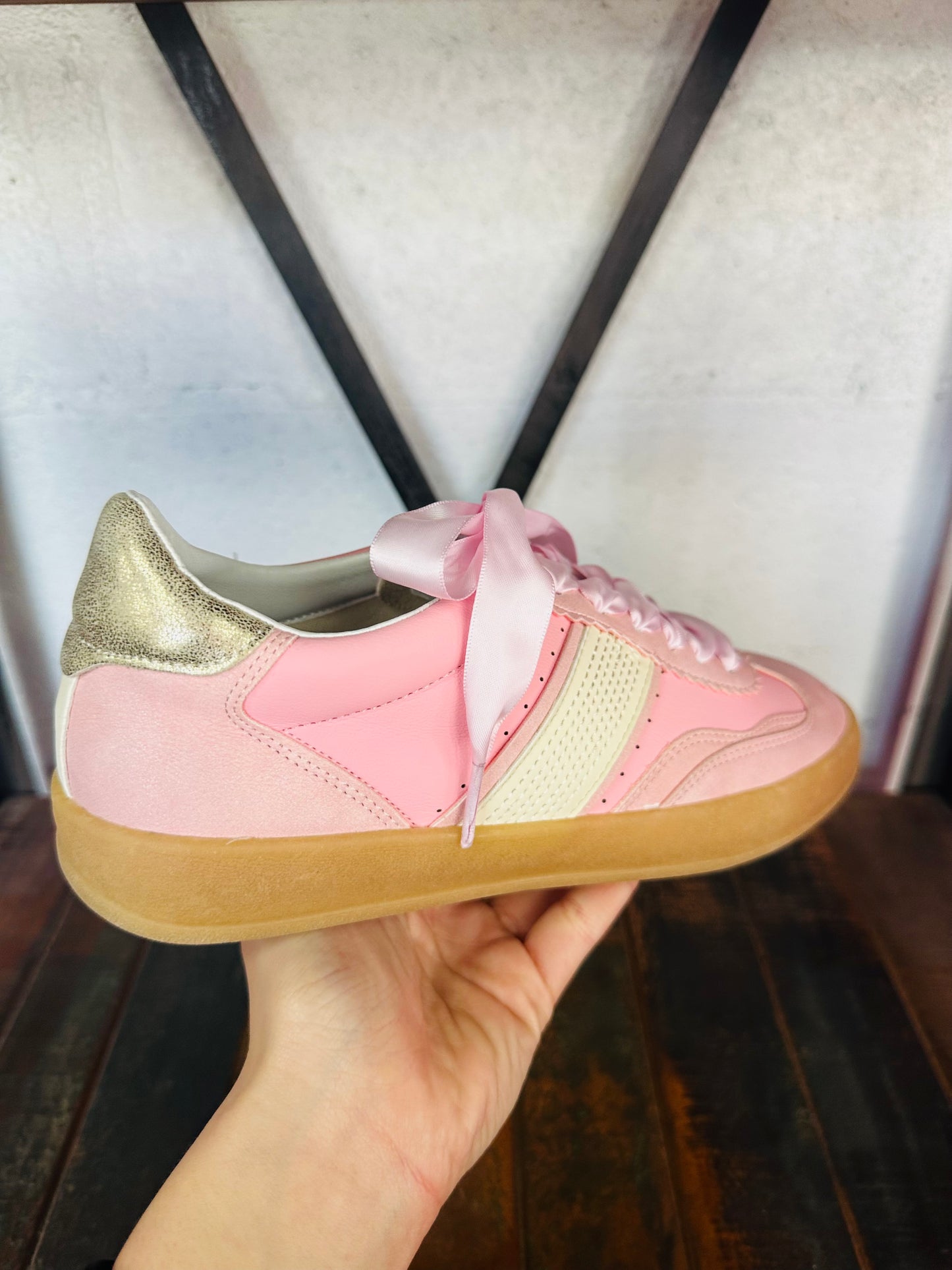 The Dixie Pink Sneaker