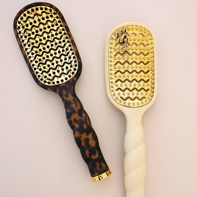 Vented Hair Brush - Tan