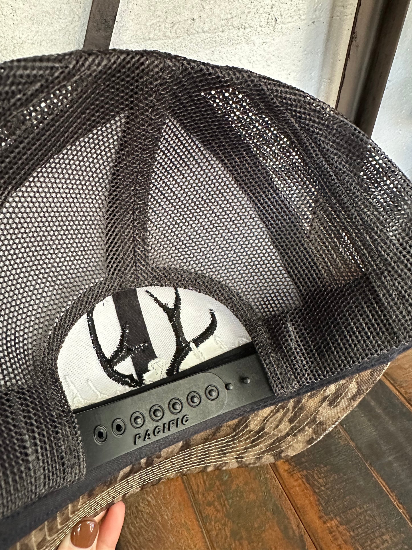 Racked Trucker Hat (Bottomland / Light Charcoal)