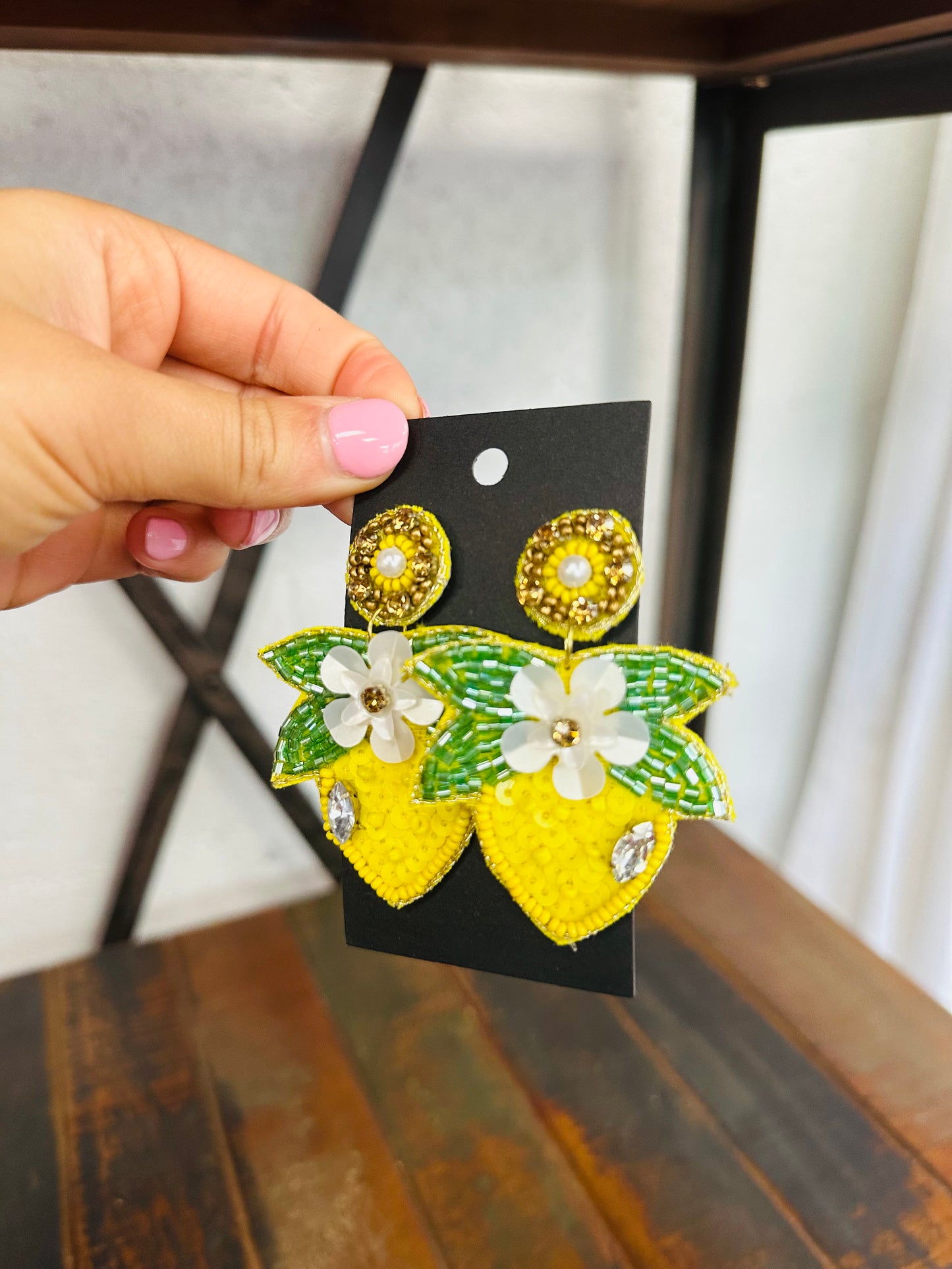 Squeeze the Day Lemon Earrings