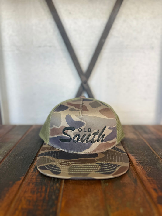 Patch Thicket Camo Trucker Hat - Youth
