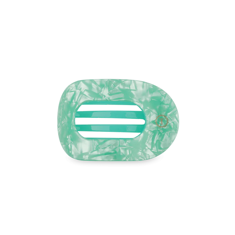 Spring Splash Flat Round Hair Clip