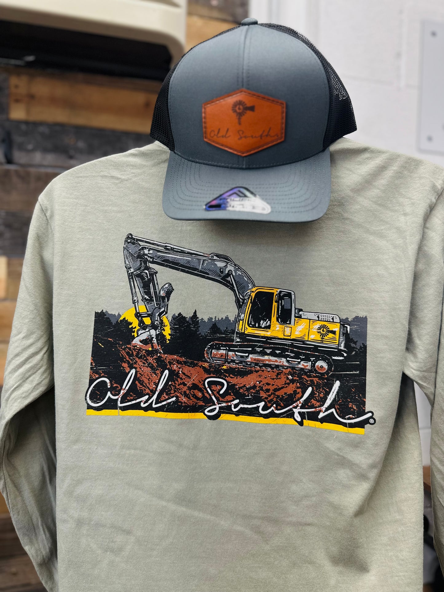 Trackhoe Long Sleeve Tee