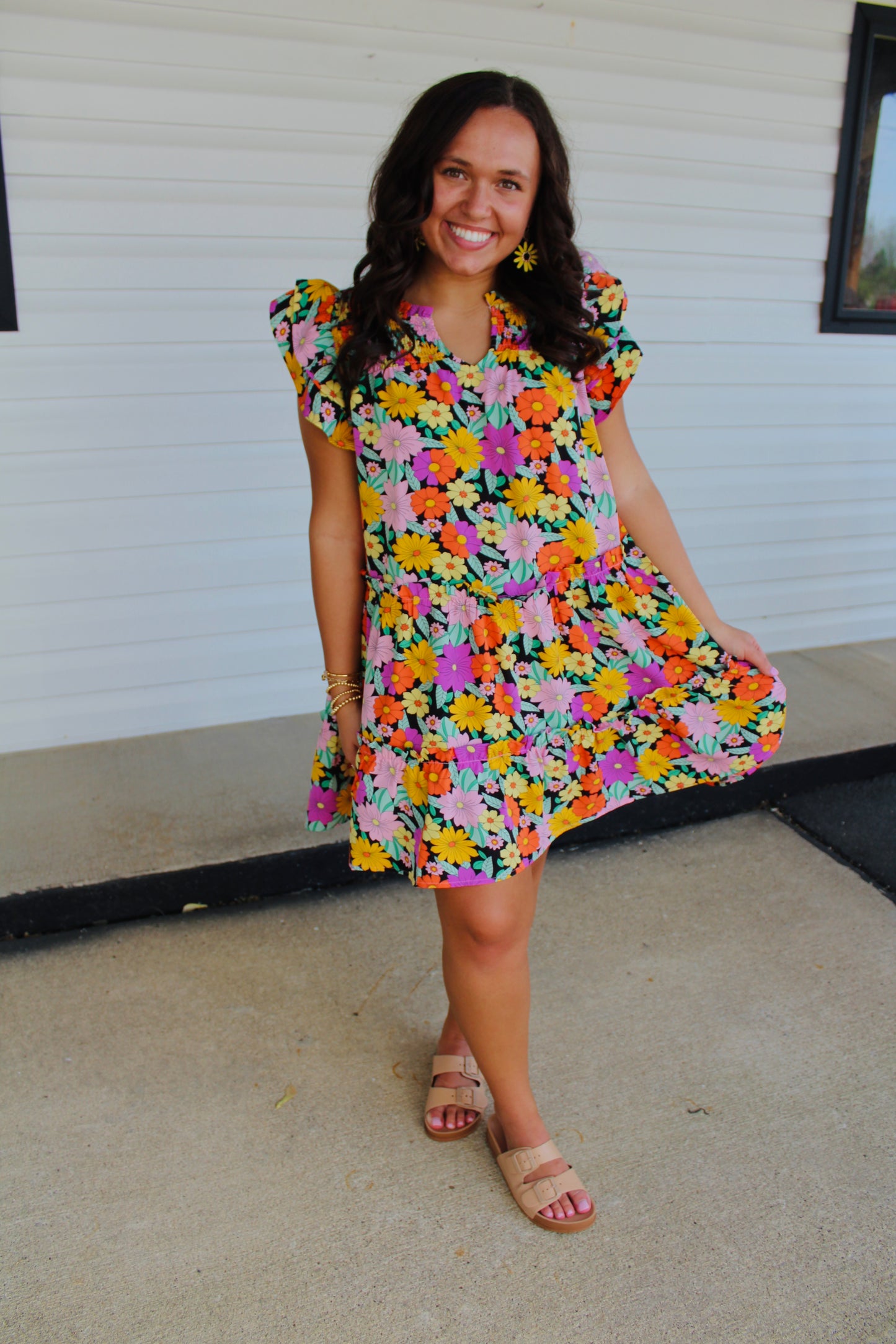 The Cassie Floral Print Dress