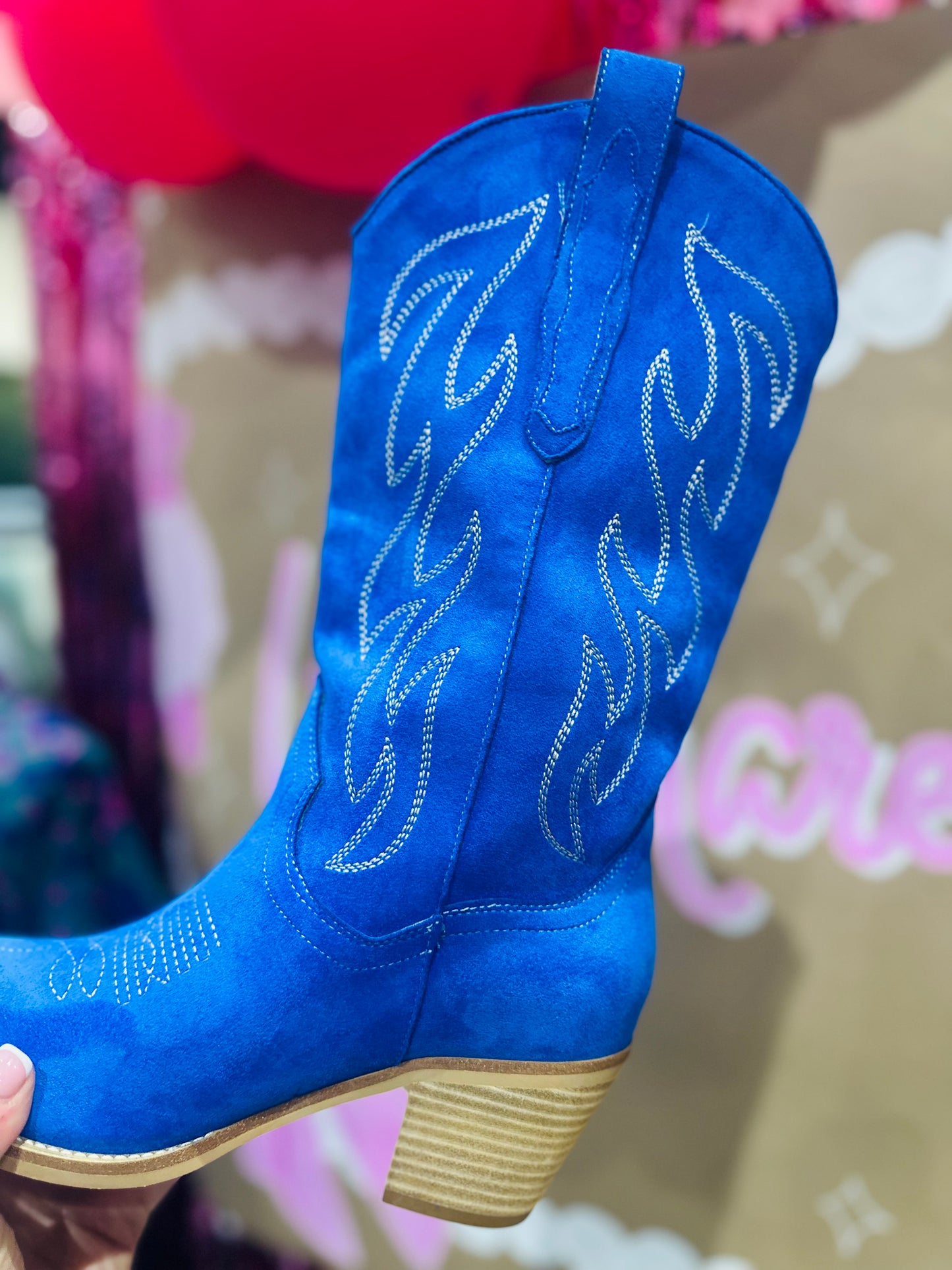 The Odelia Cobalt Blue Boot