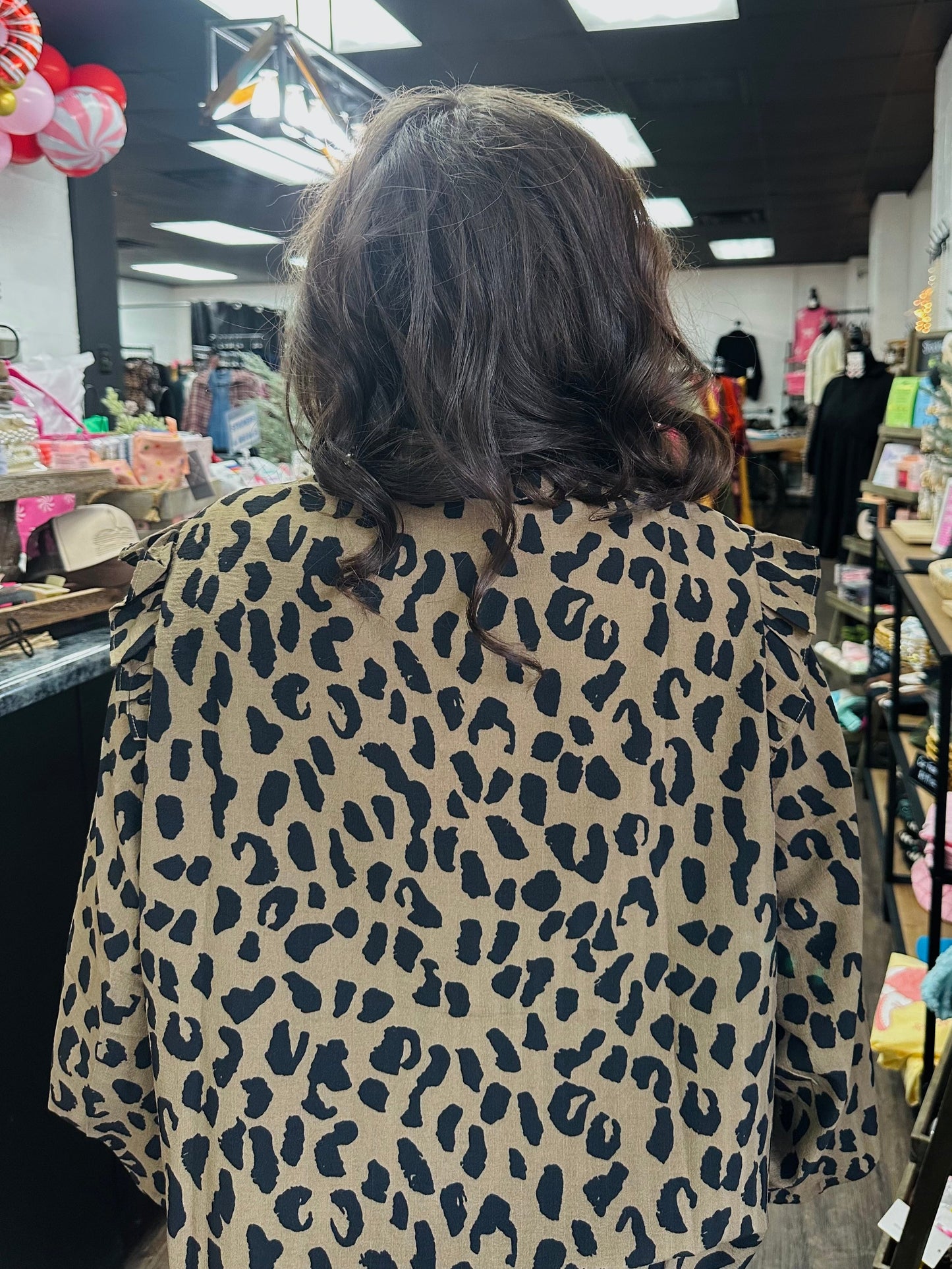 The Kenndi Leopard Print Top