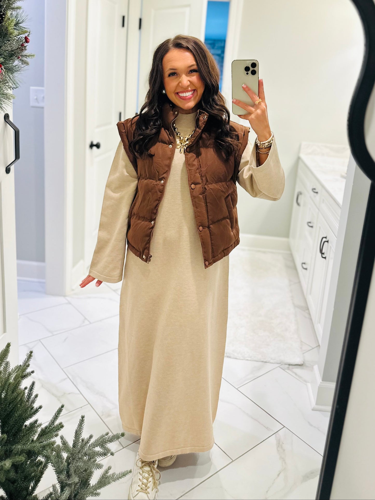 The Sand Sweater Midi Dress