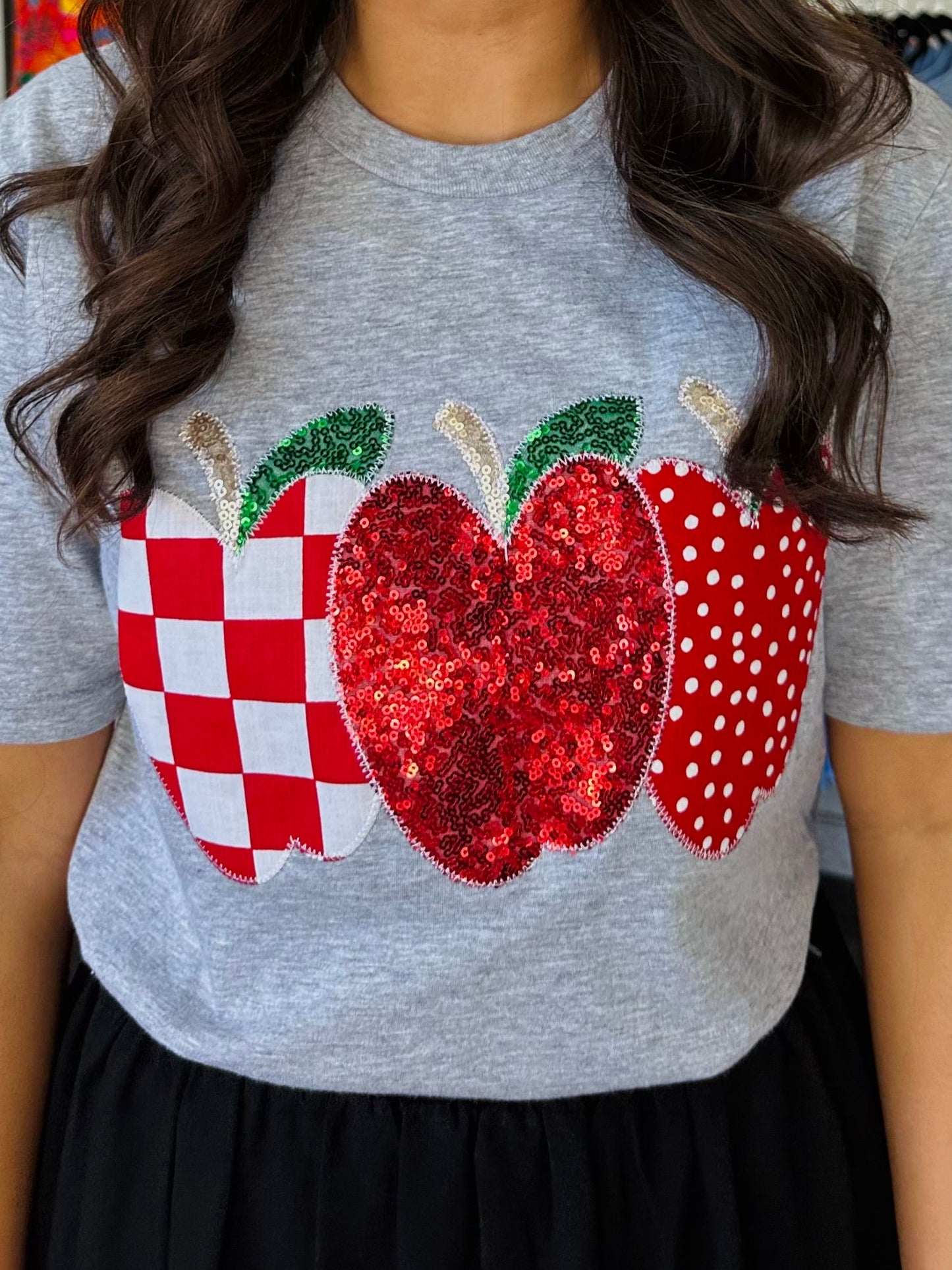 The Teach Apple Embroidered Tee