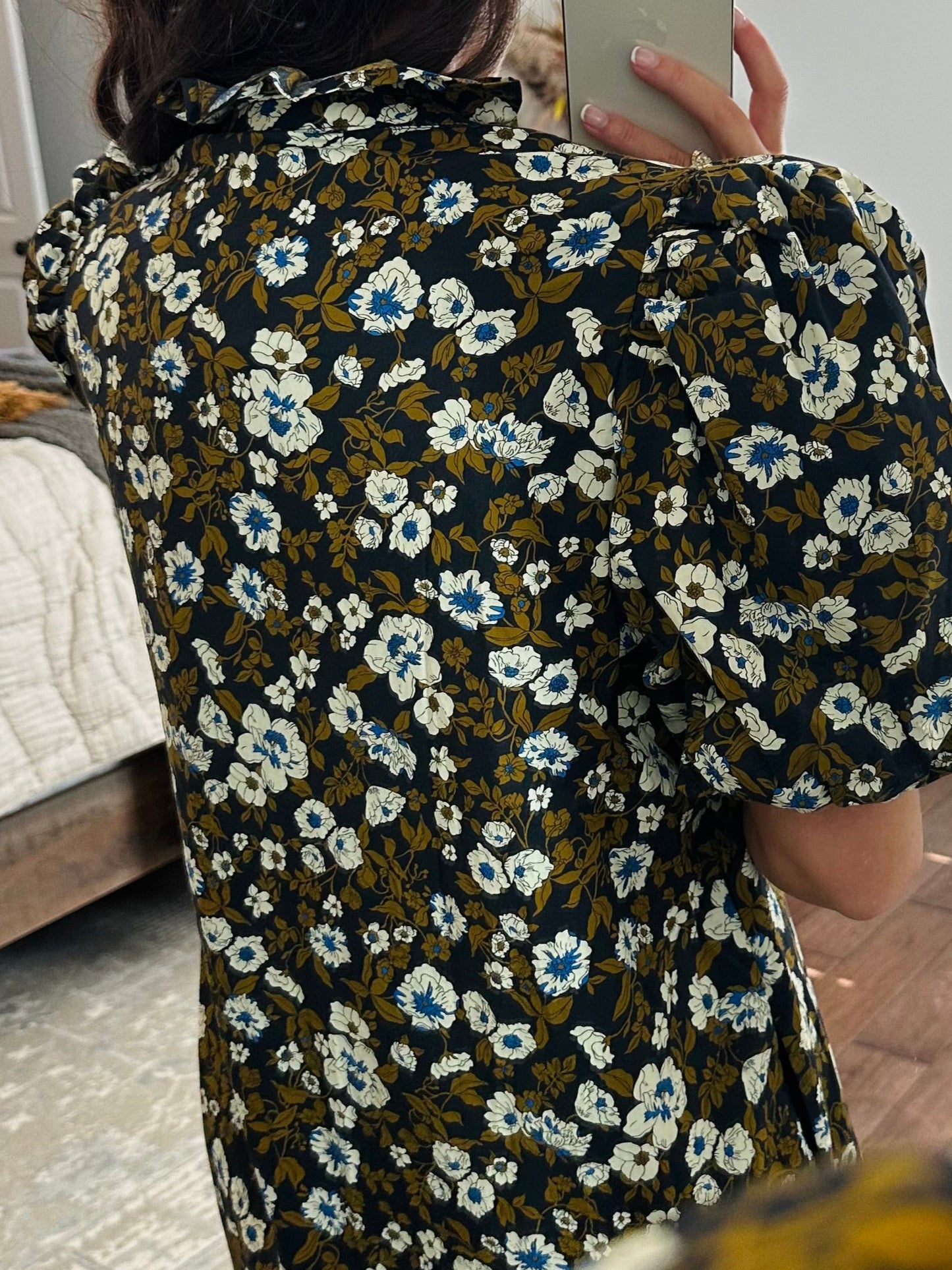 The Mila Navy Floral Maxi Dress