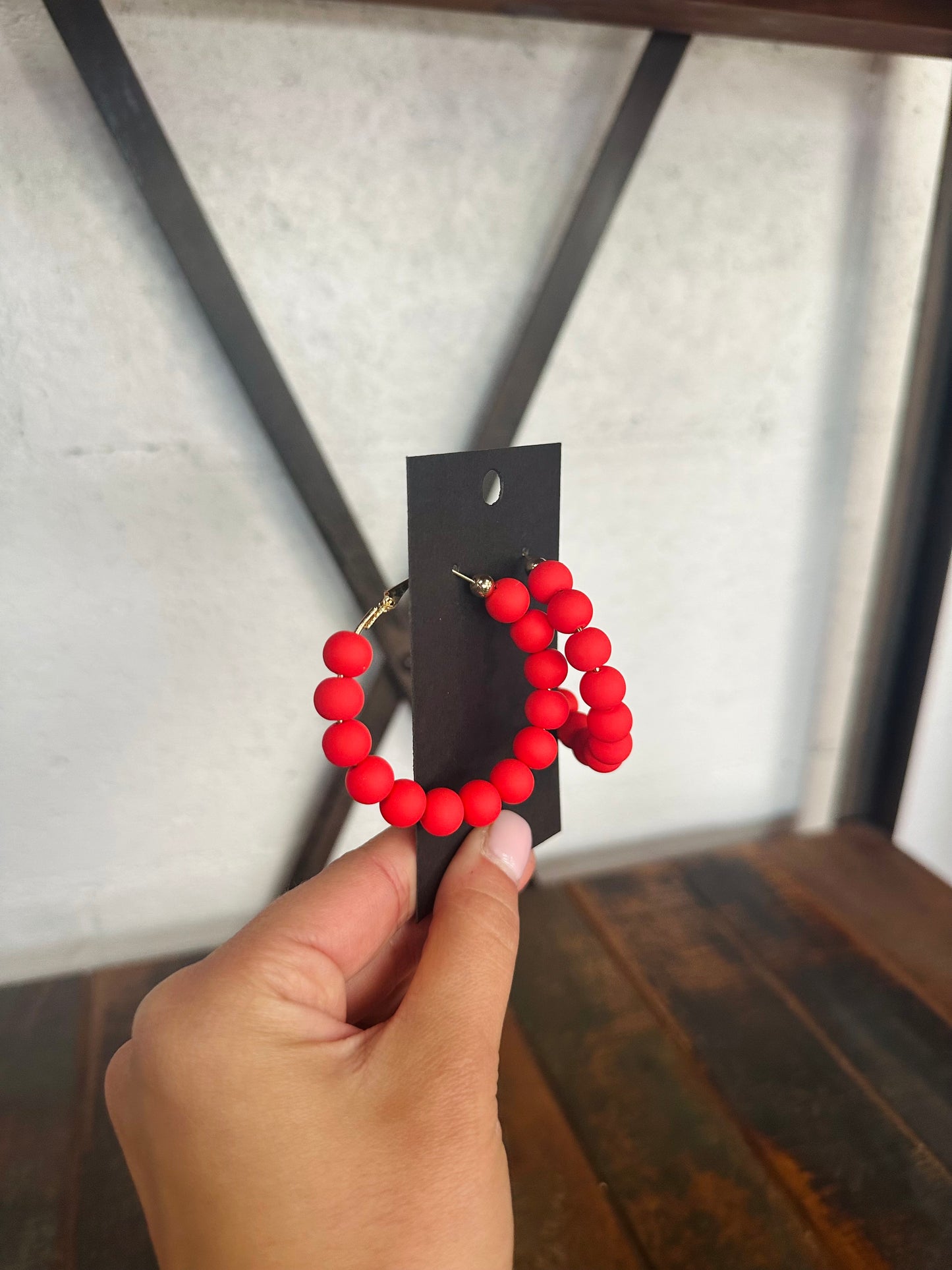 Red Ball of Fun Hoops