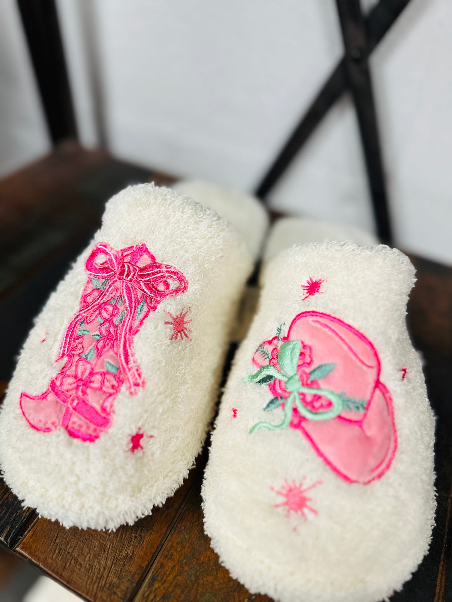 Western Cowgirl Slippers