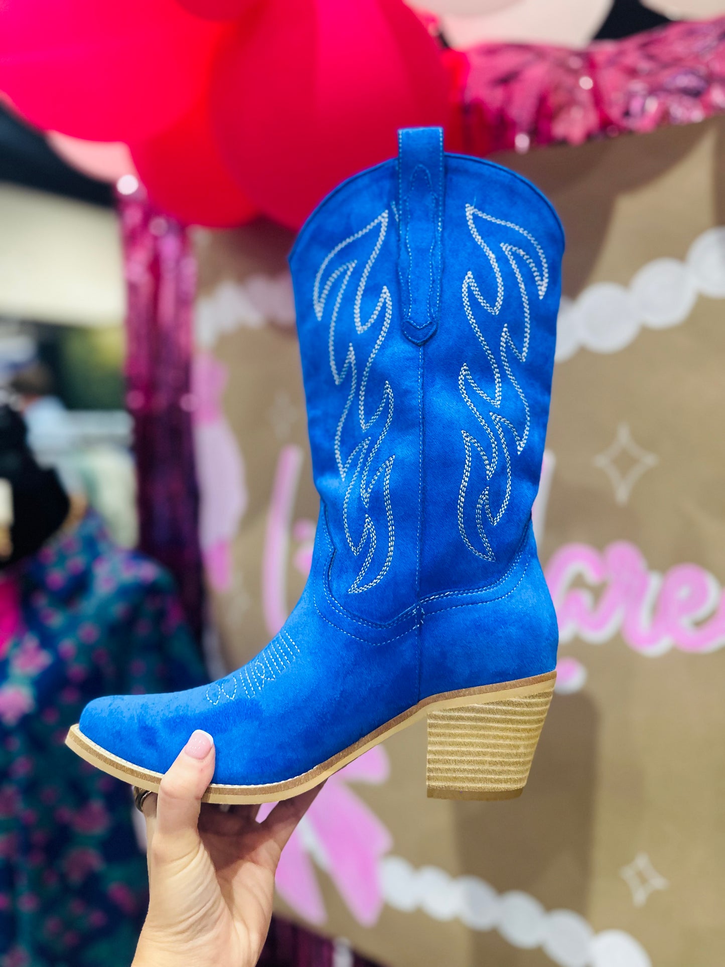 The Odelia Cobalt Blue Boot