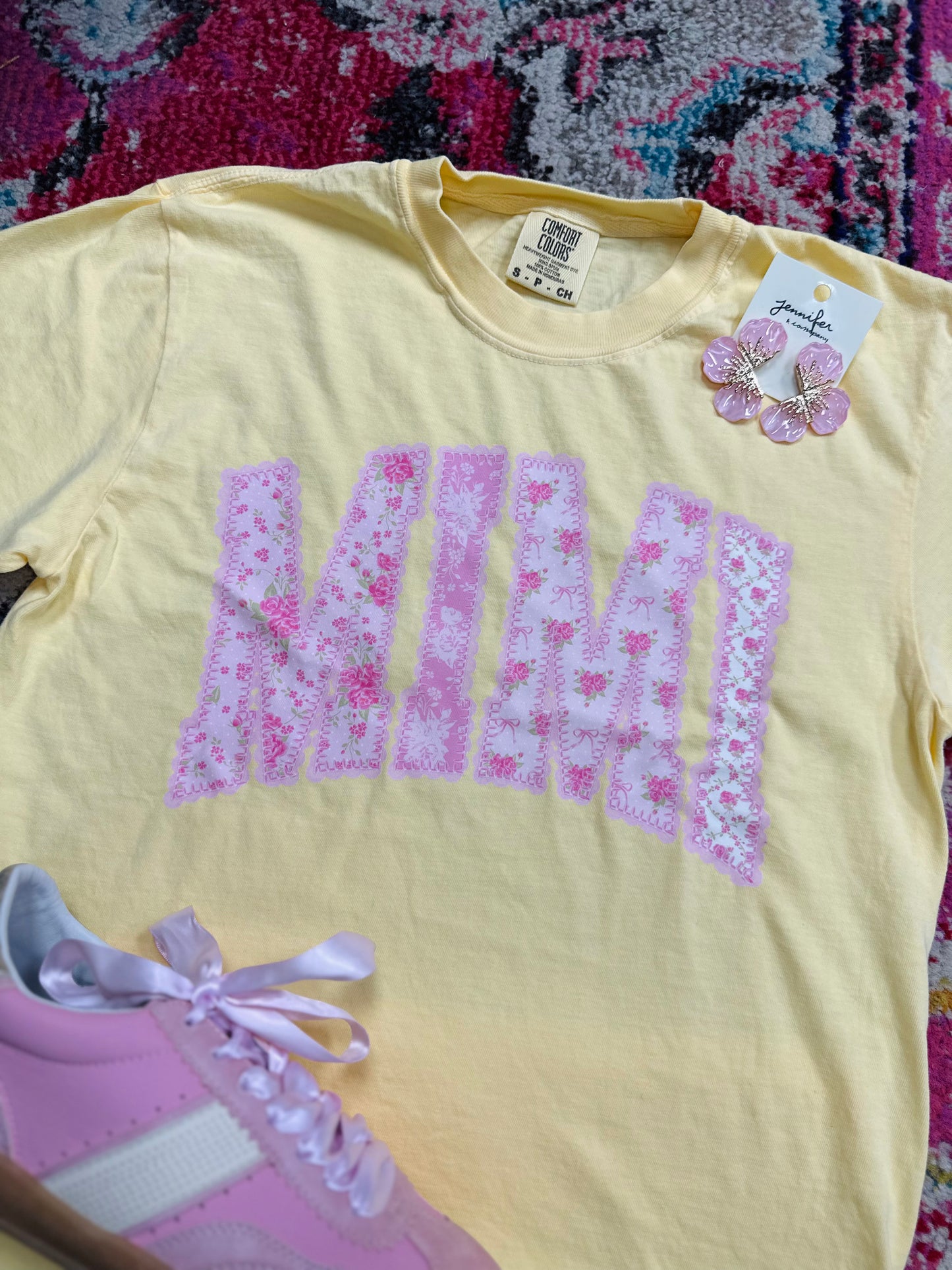 The Mimi Pink Pastel Coquette Tee